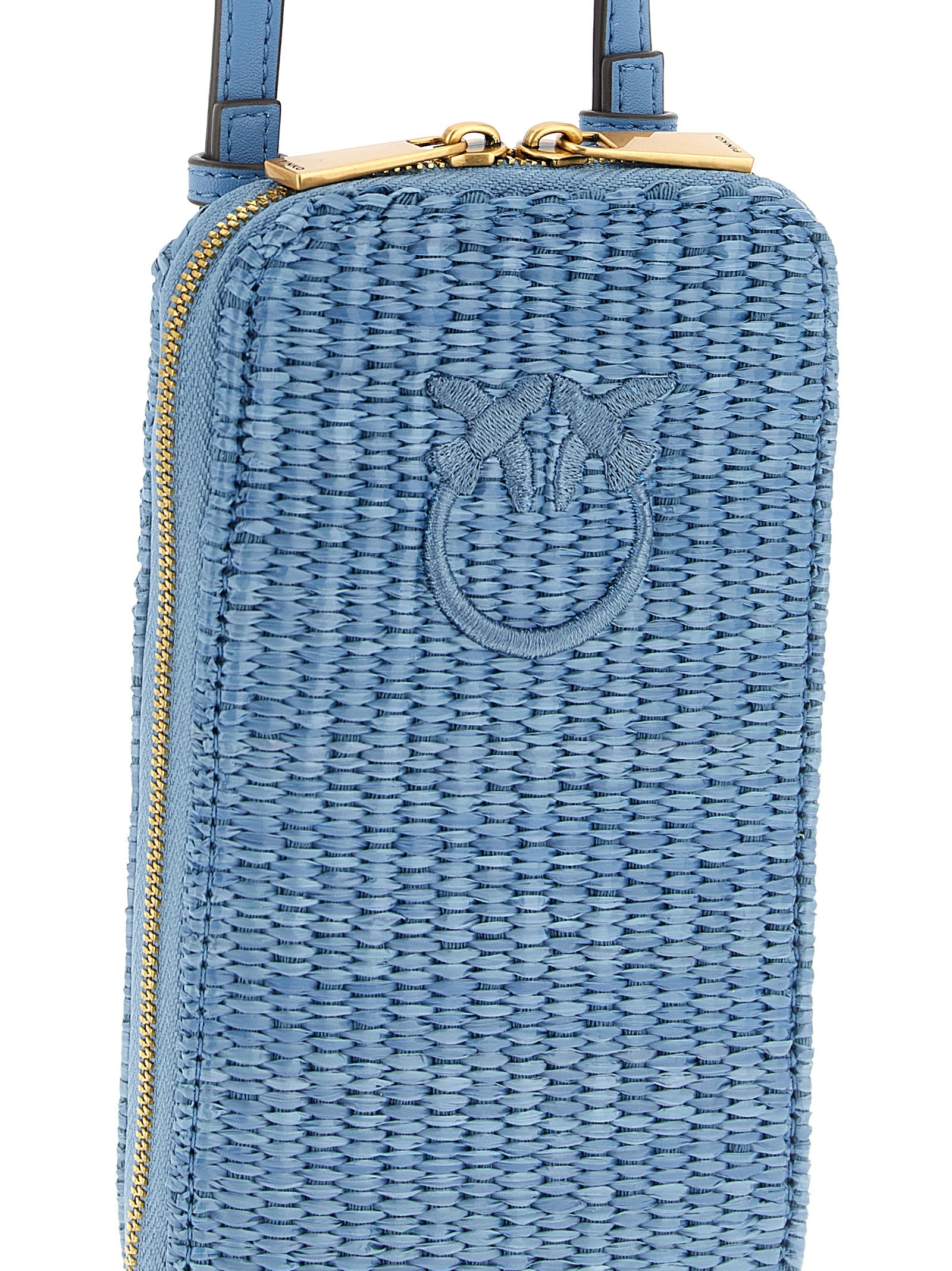 Pinko Raffia Smartphone Holder