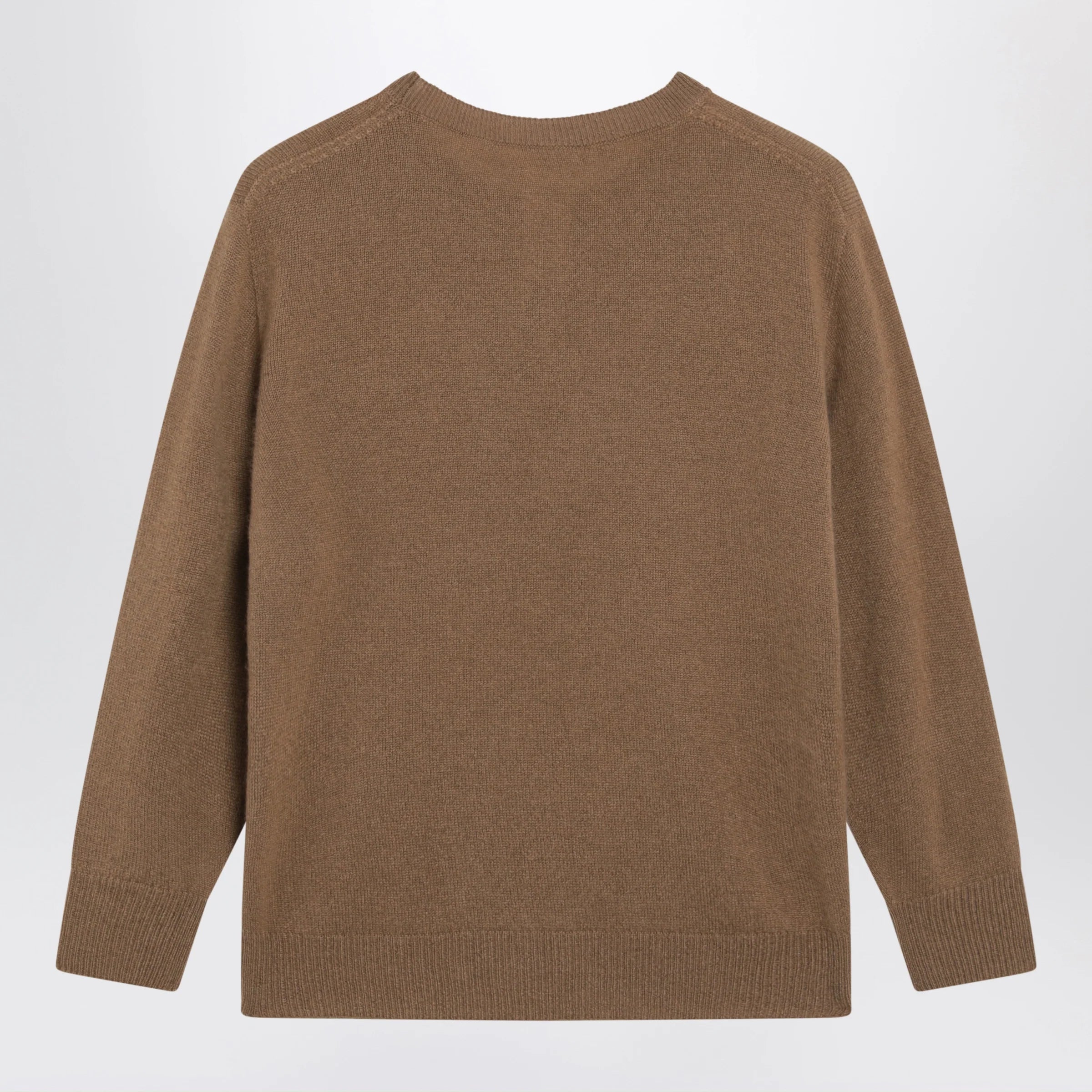 The Row Noler crewneck cashmere sweater in camel