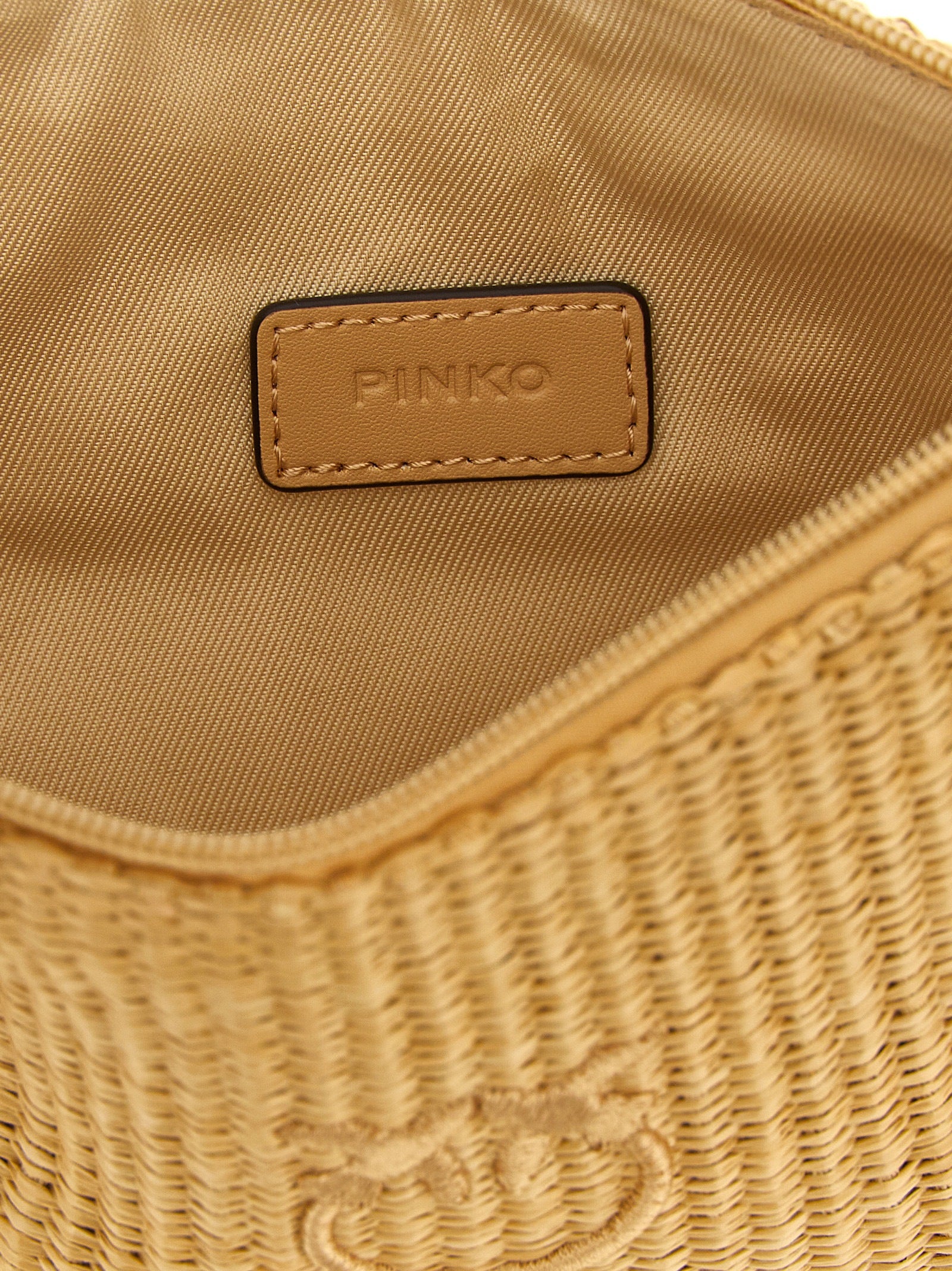 Pinko Raffia Clutch