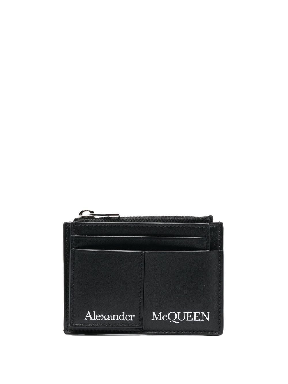 Mbajtëse kartash me printim logo Alexander McQueen
