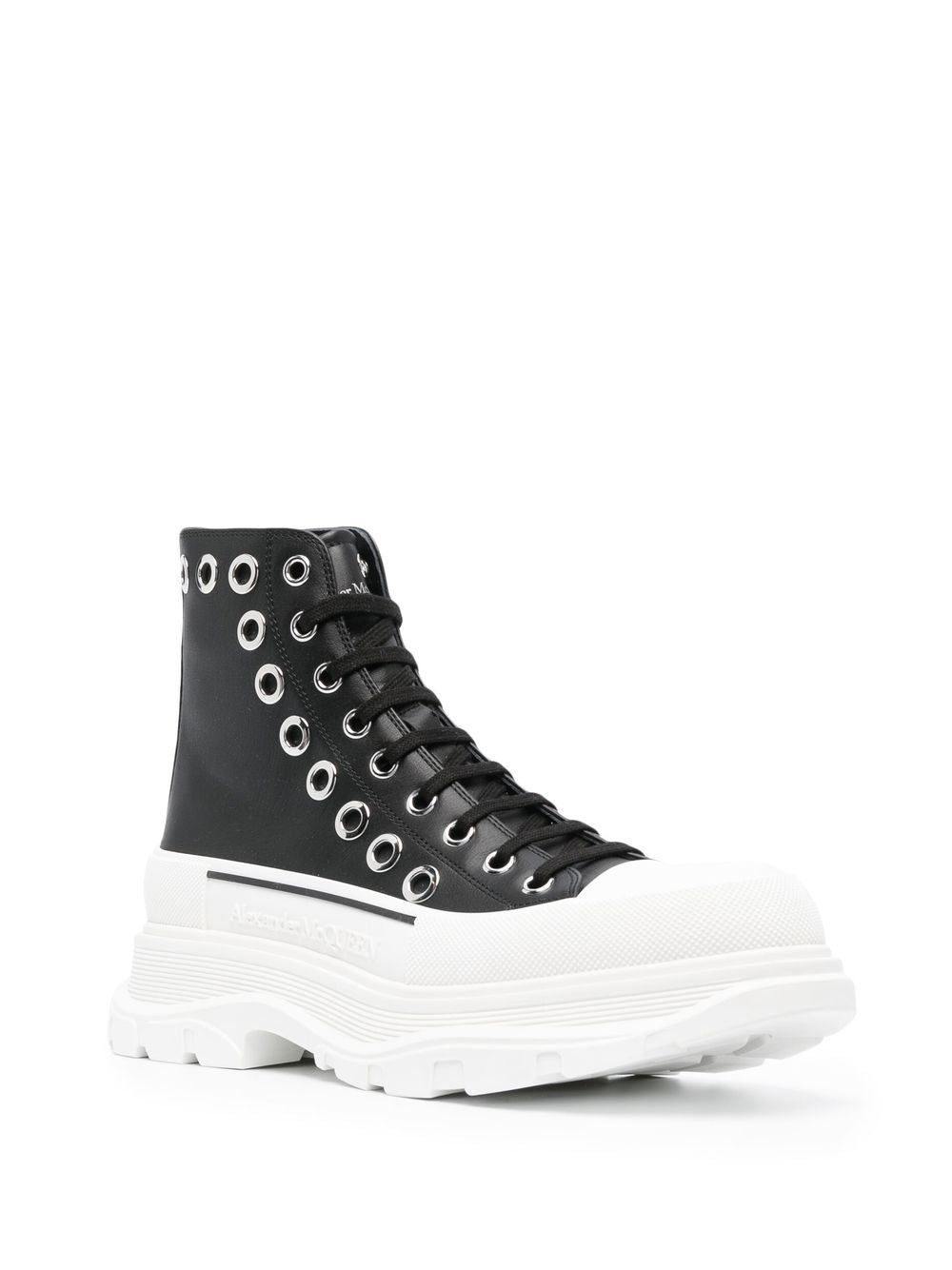 Këpucë me taka të lëmuara dhe kyç të shkurtër Alexander McQueen