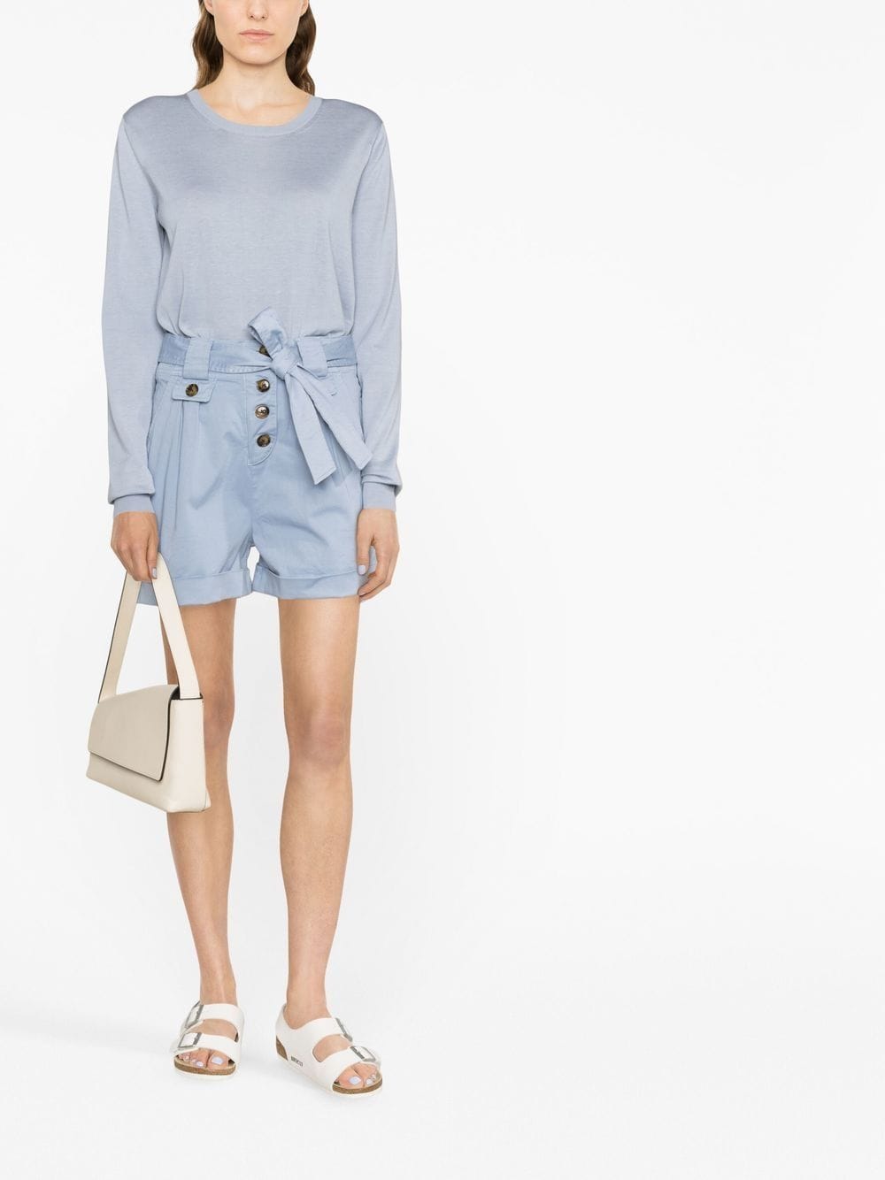 Woolrich Stretch cotton twill shorts