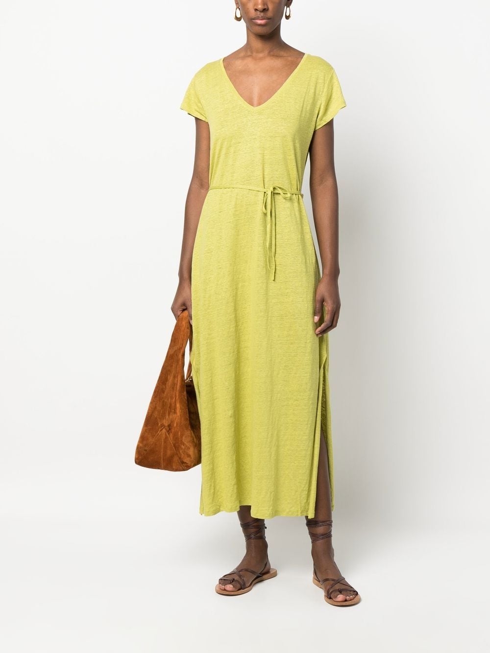 Majestic Linen blend long dress