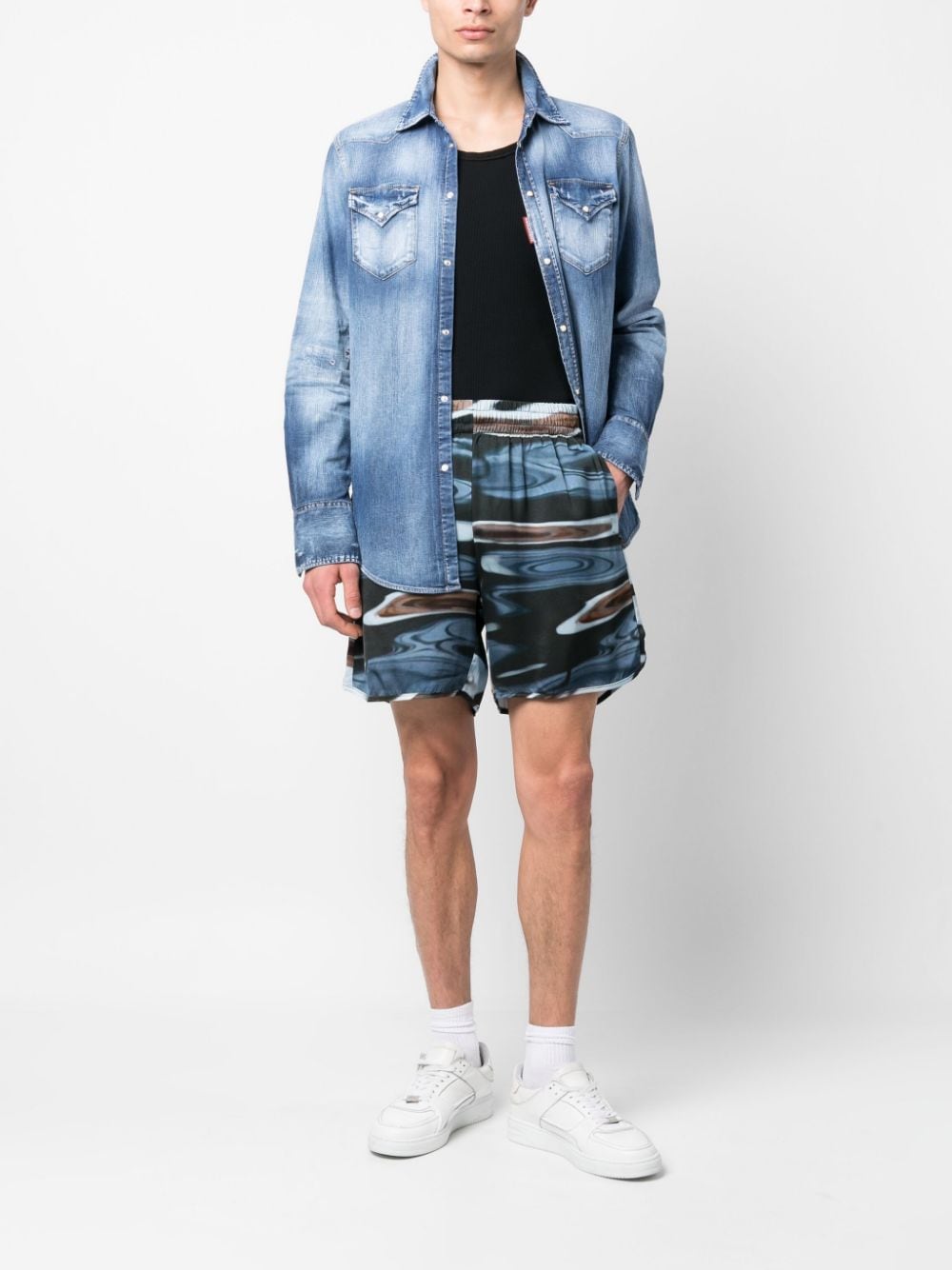 Blue Sky Inn Printed shorts