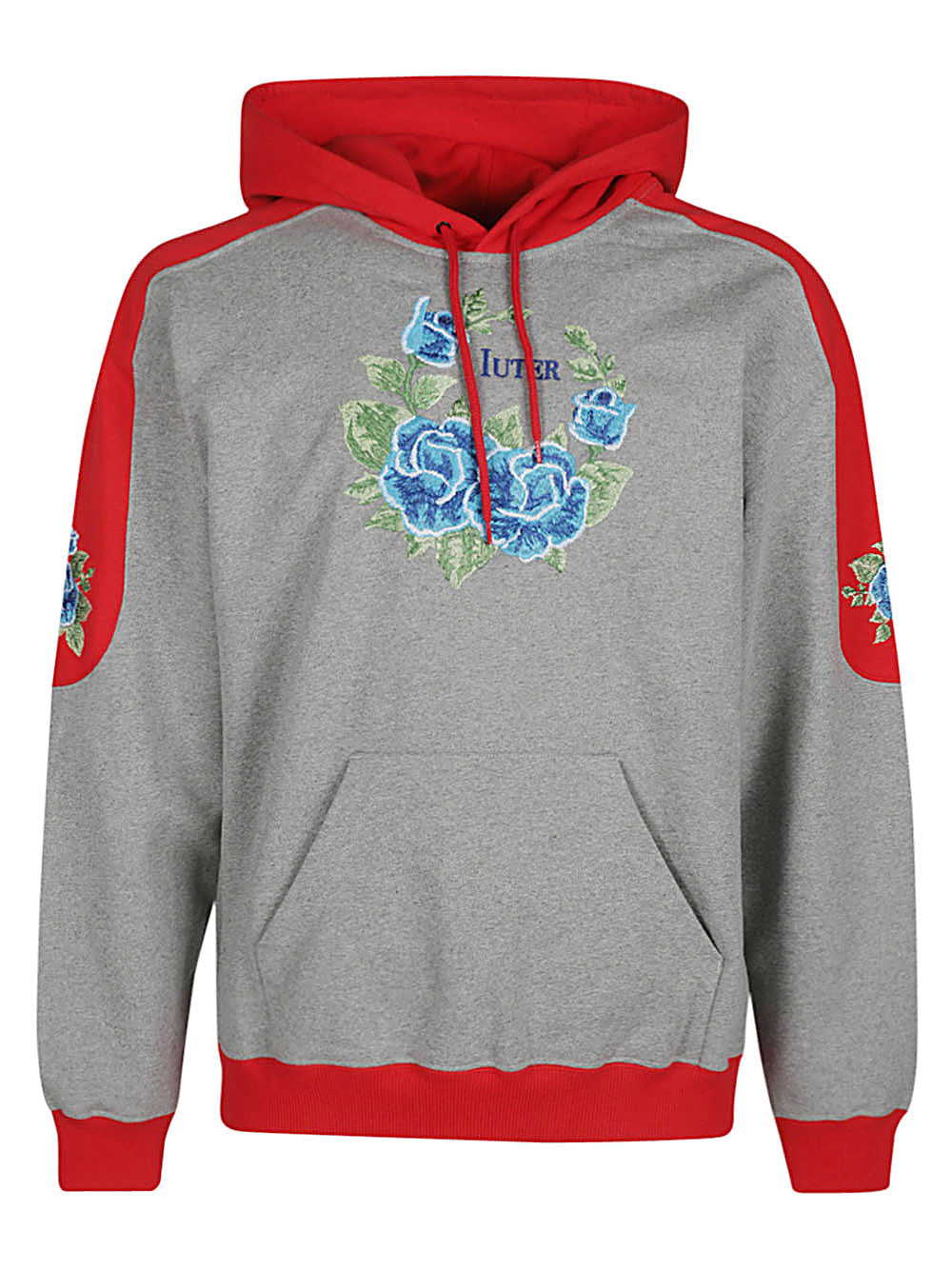 Iuter Printed cotton hoodie