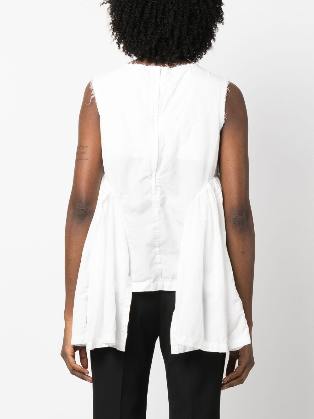 Top tank Comme Des Garcons me detaj të drapuar