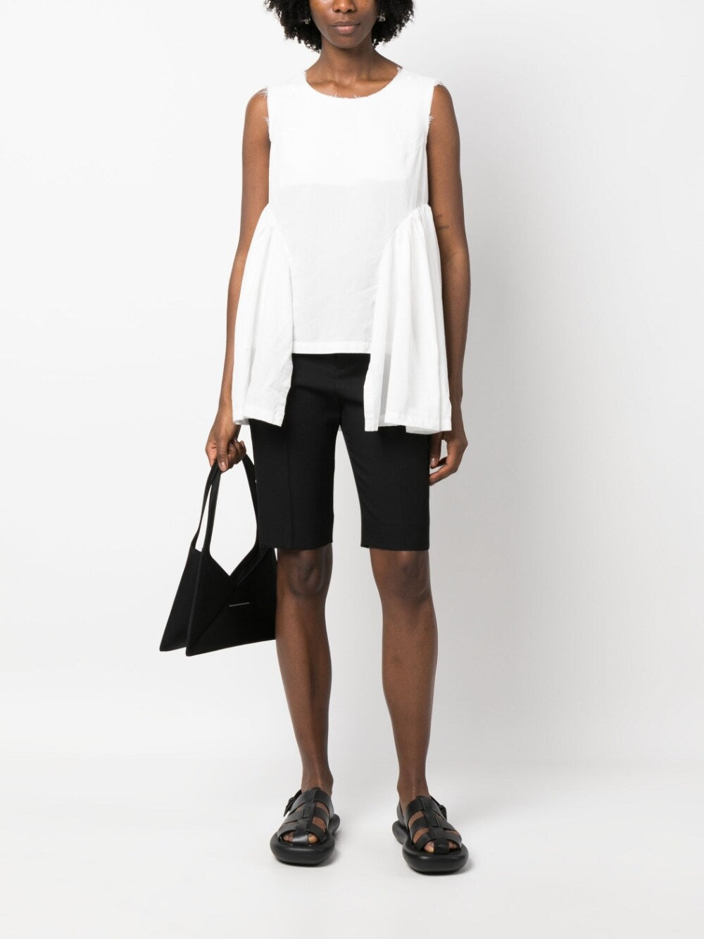 Top tank Comme Des Garcons me detaj të drapuar