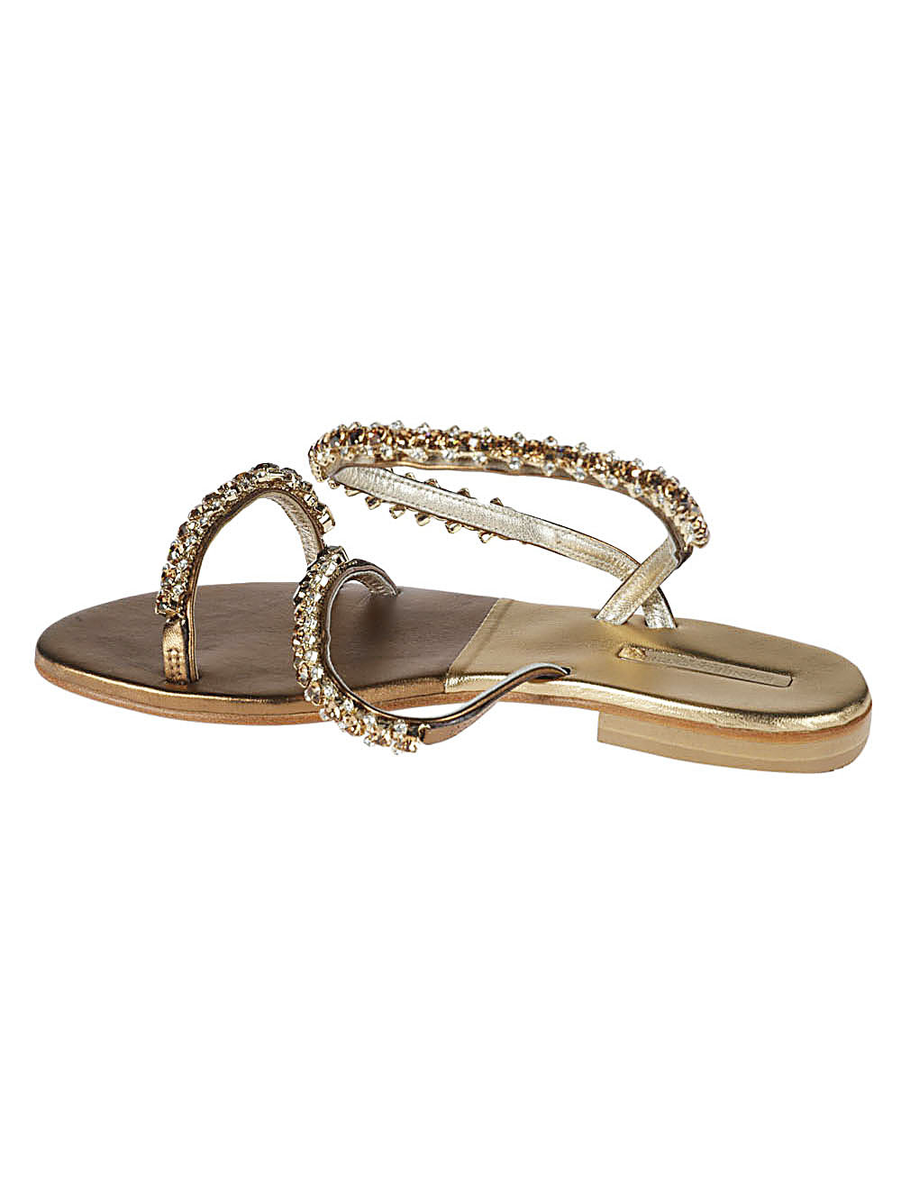 Sandale Emanuela Caruso në Ngjyrë të Artë