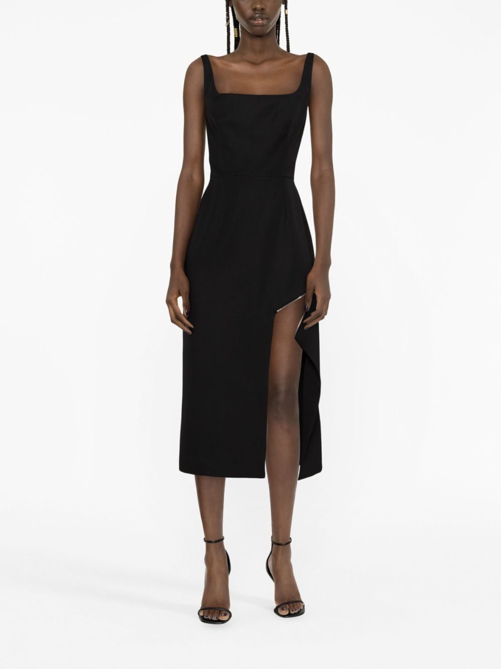Fustan Midi Alexander McQueen me zinxhirë dekorativë