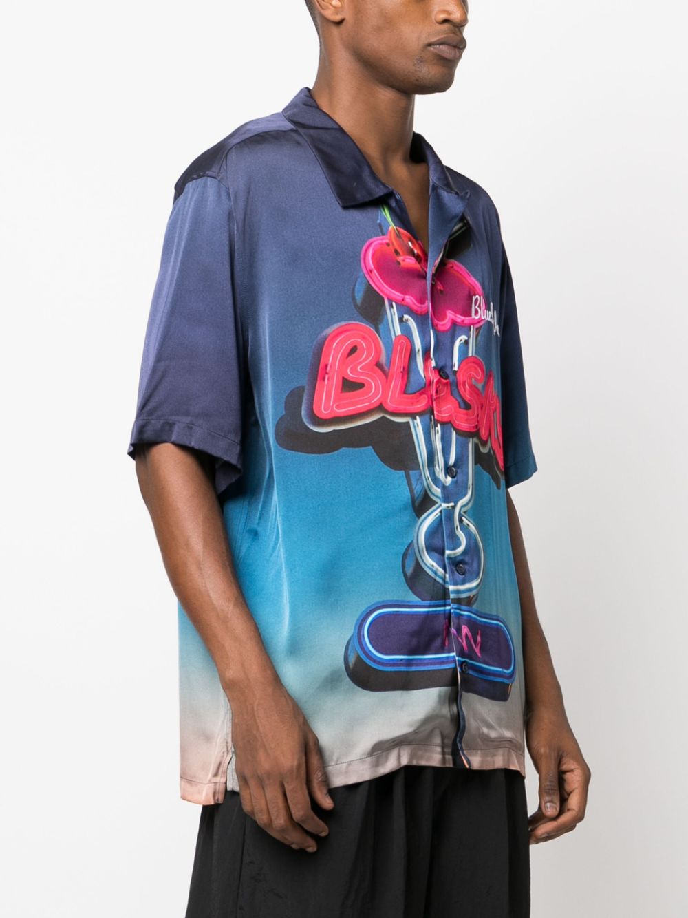 Blue Sky Inn Printed viscose shirt