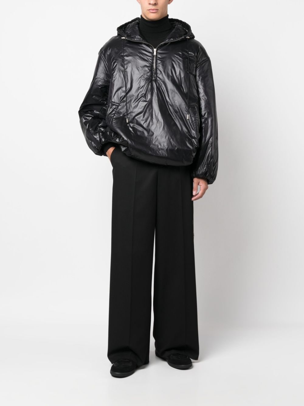 Pardesy me kapuç të stampuar me logon Cassandre nga Saint Laurent