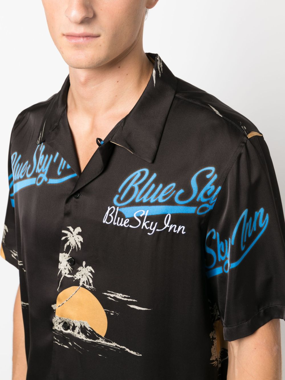 Blue Sky Inn Logo viscose shirt