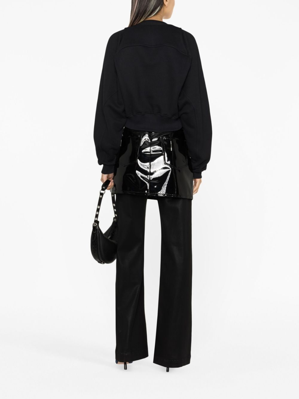 Bluza e shkurtër me print Off White
