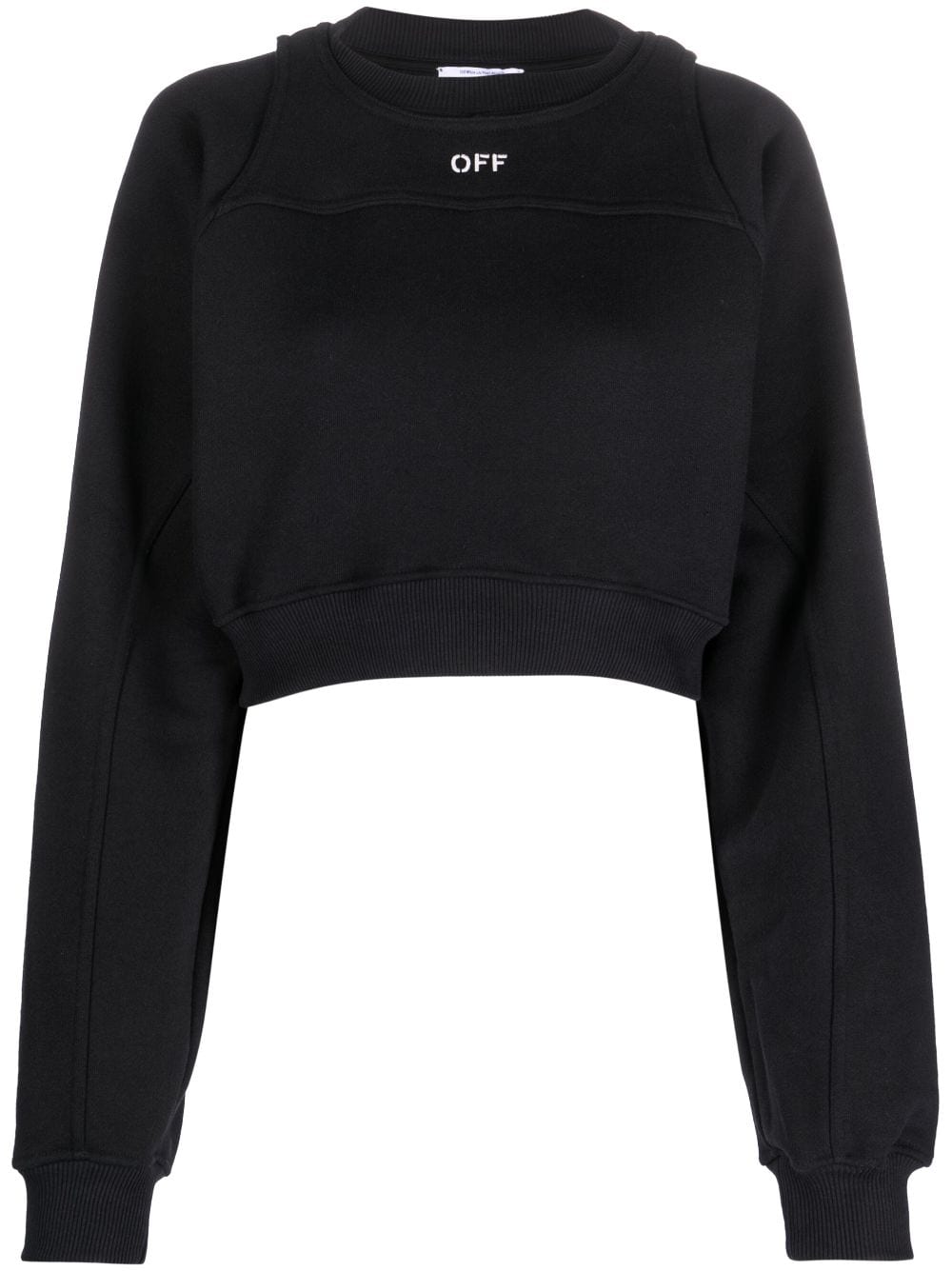 Bluza e shkurtër me print Off White