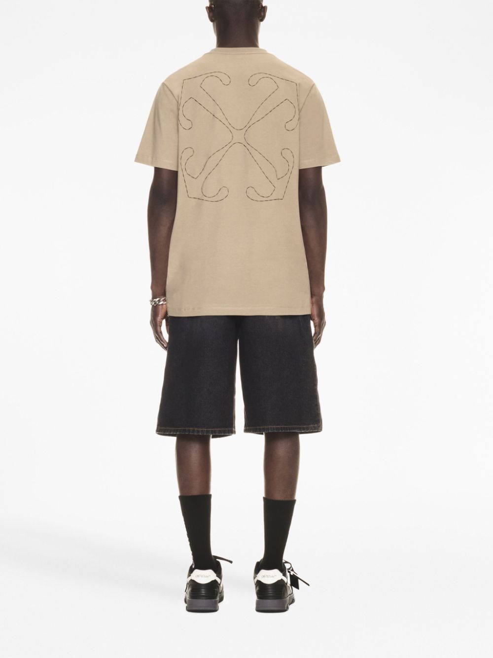 Majë pambuku me logo Off White