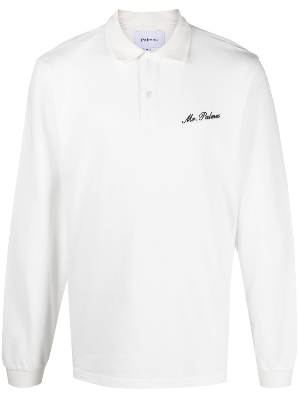 Palmes Logo organic cotton polo shirt