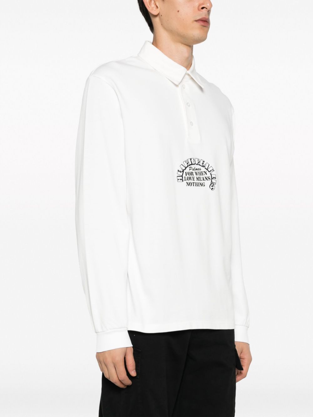 Palmes Logo organic cotton shirt
