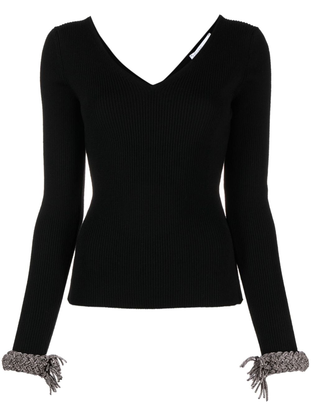 Giuseppe Di Morabito Crystal embellished wool top
