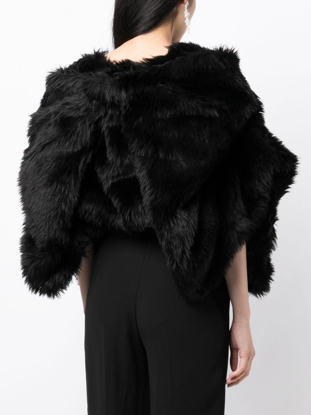 Bluzë e shkurtuar me dizajn prej lëkure Comme Des Garcons