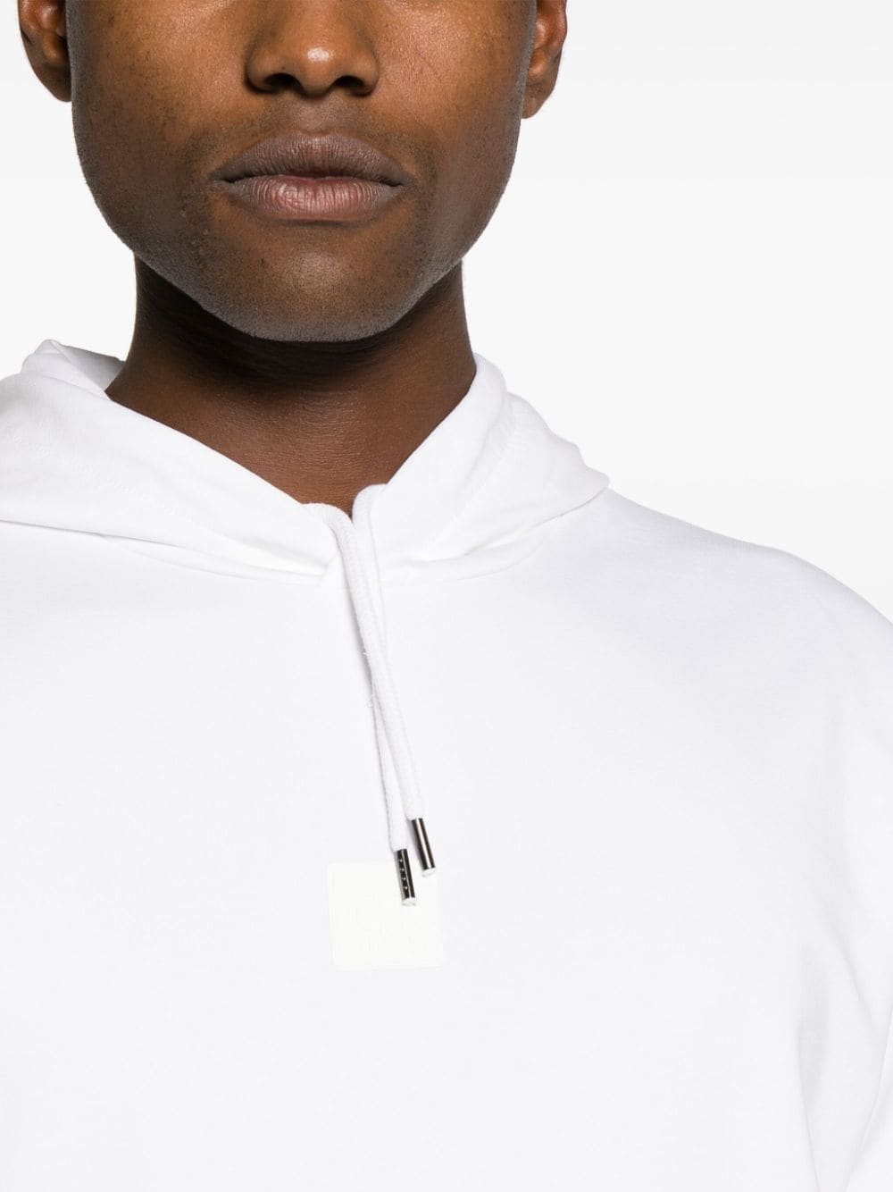 C.P. Company Metropolis QR code Logo cotton hoodie