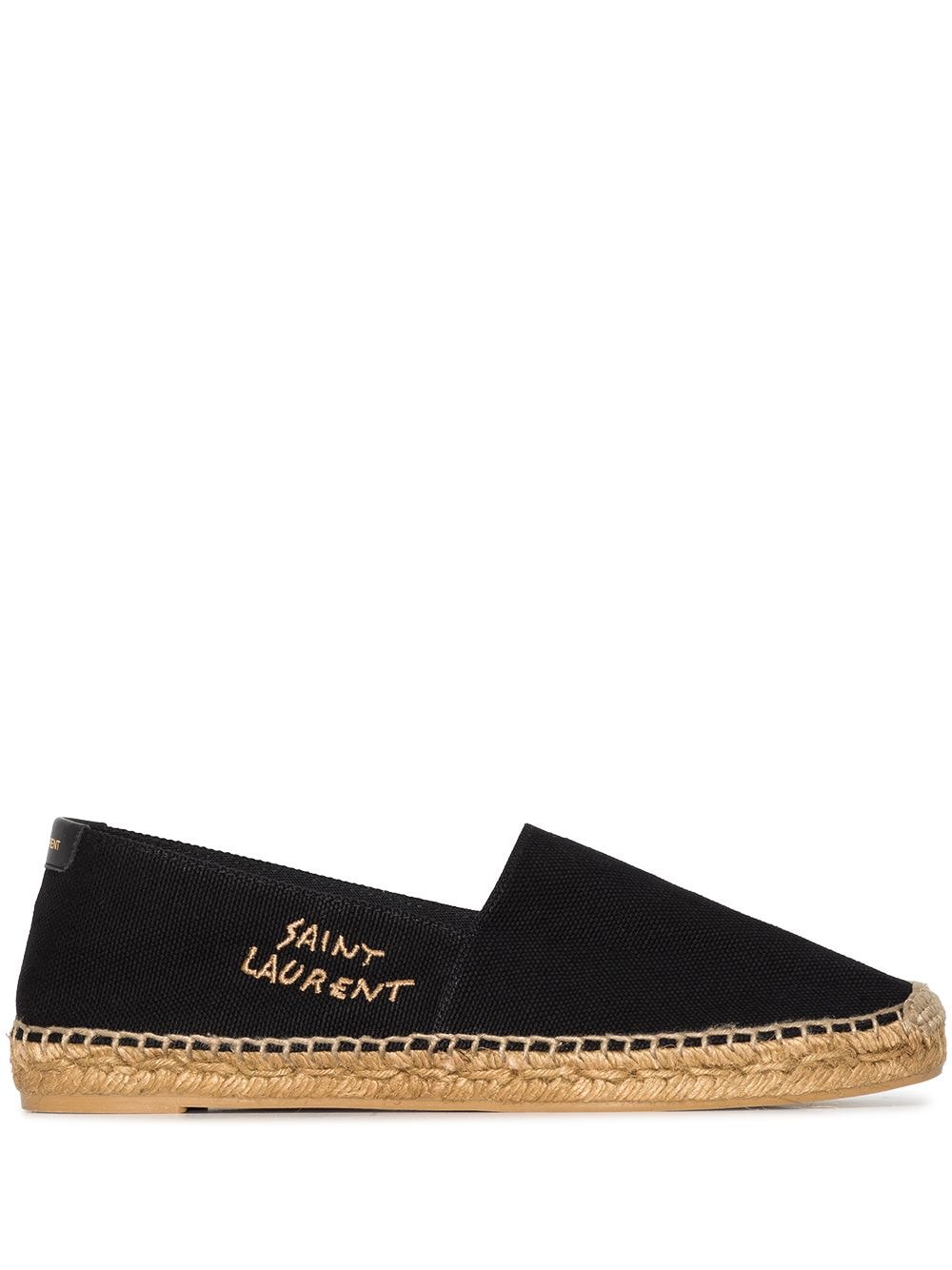 Espadrila me logon e Saint Laurent të qëndisur