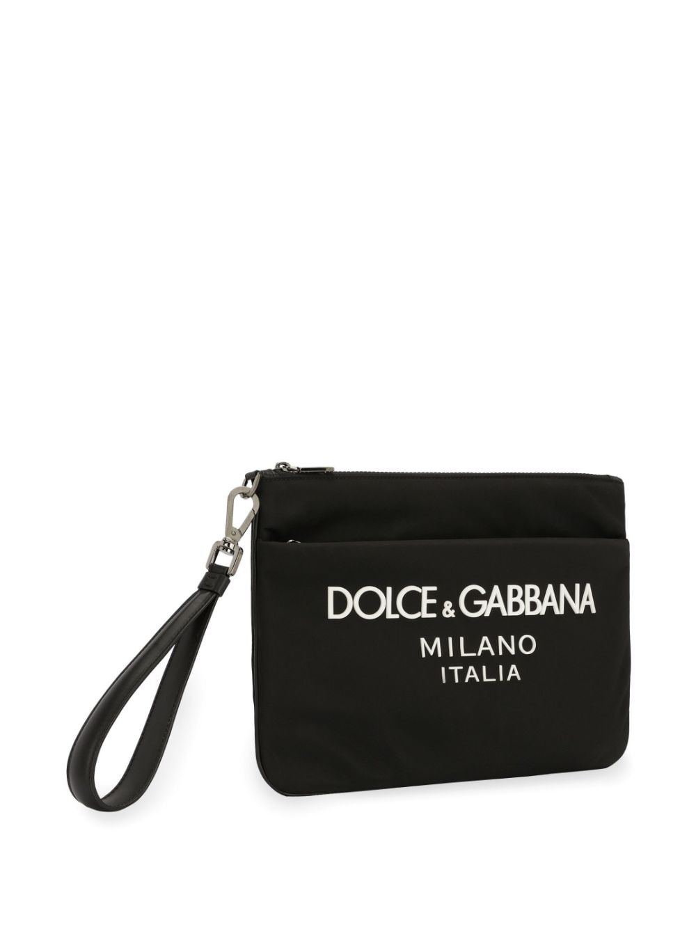 Çantë nylon Dolce & Gabbana me logo të gomuar