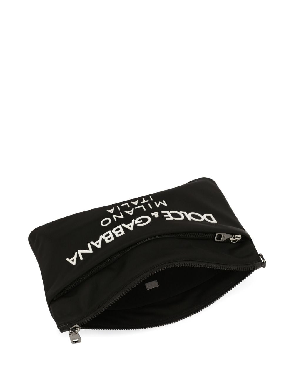 Çantë nylon Dolce & Gabbana me logo të gomuar