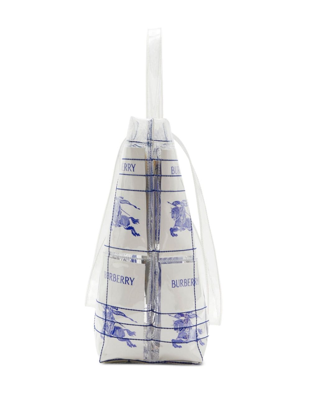 Çantë Tote Transparent me Logo-Tag EKD nga Burberry