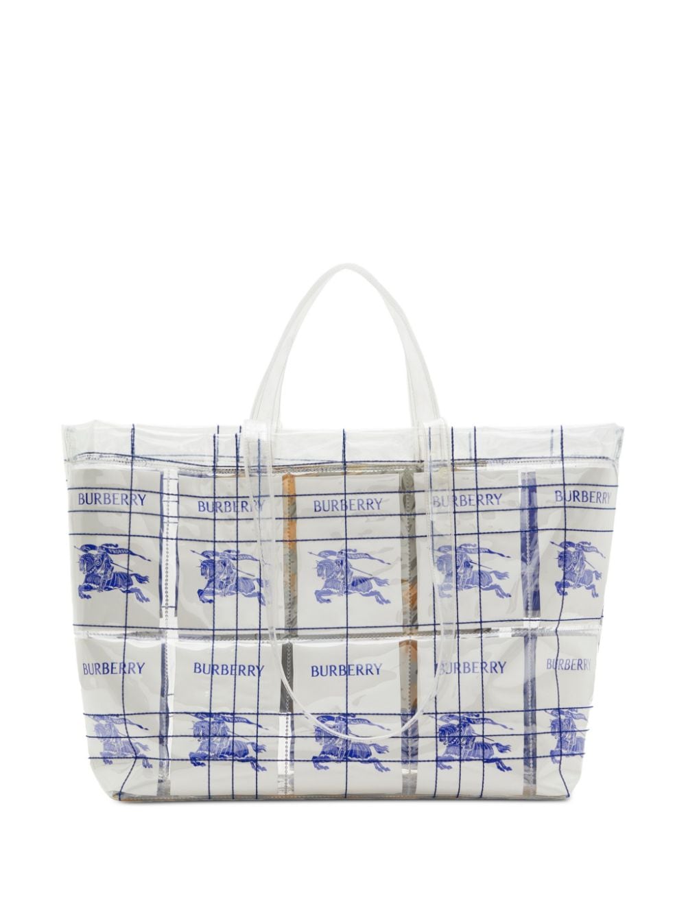 Çantë Tote Transparent me Logo-Tag EKD nga Burberry