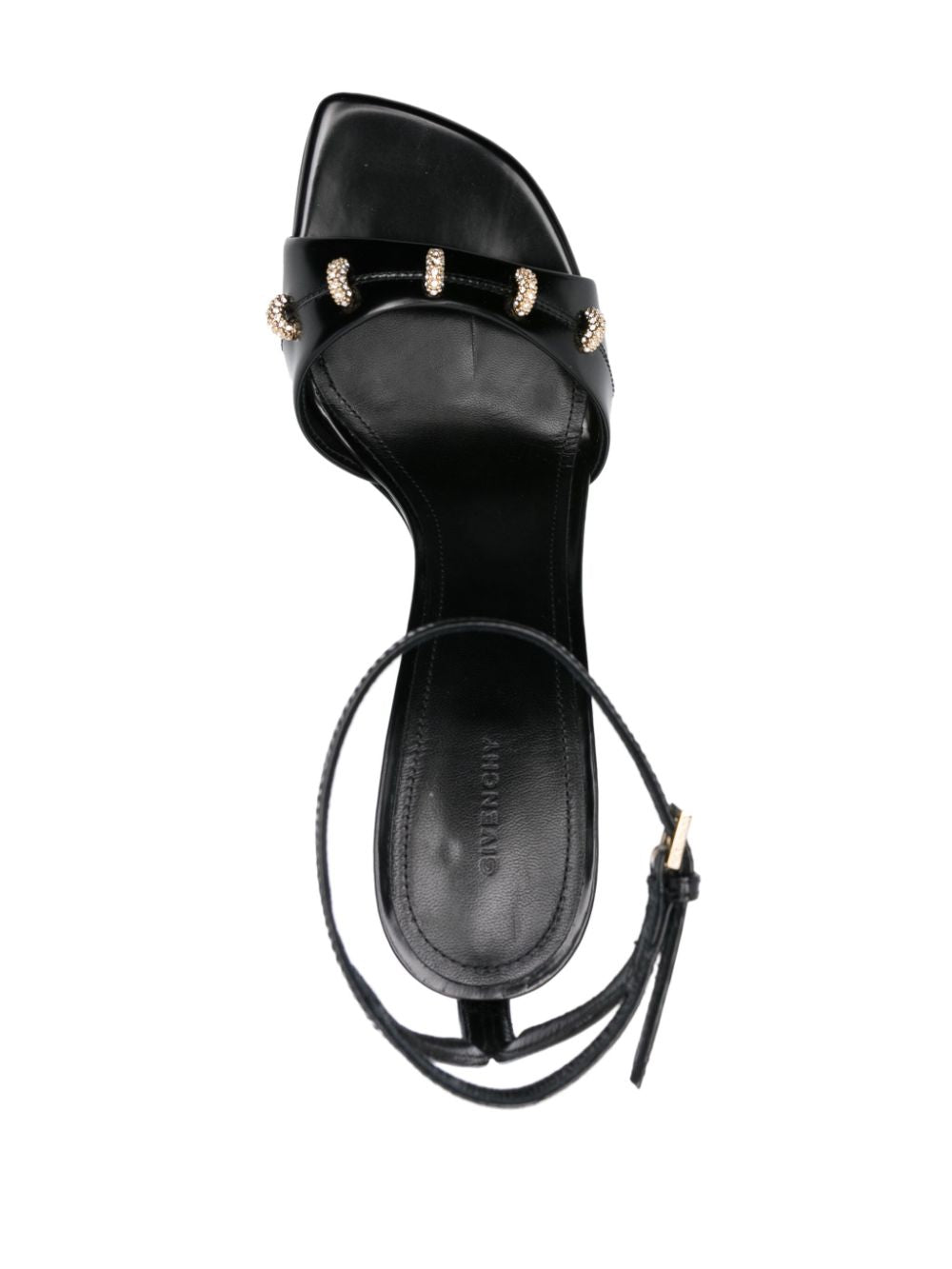 Sandale Givenchy 100mm të zbukuruara me kristale
