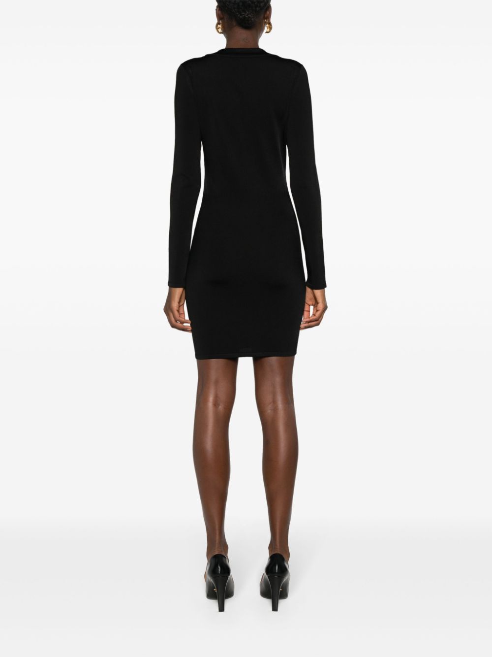 Fustan Mini Décolleté Saint Laurent