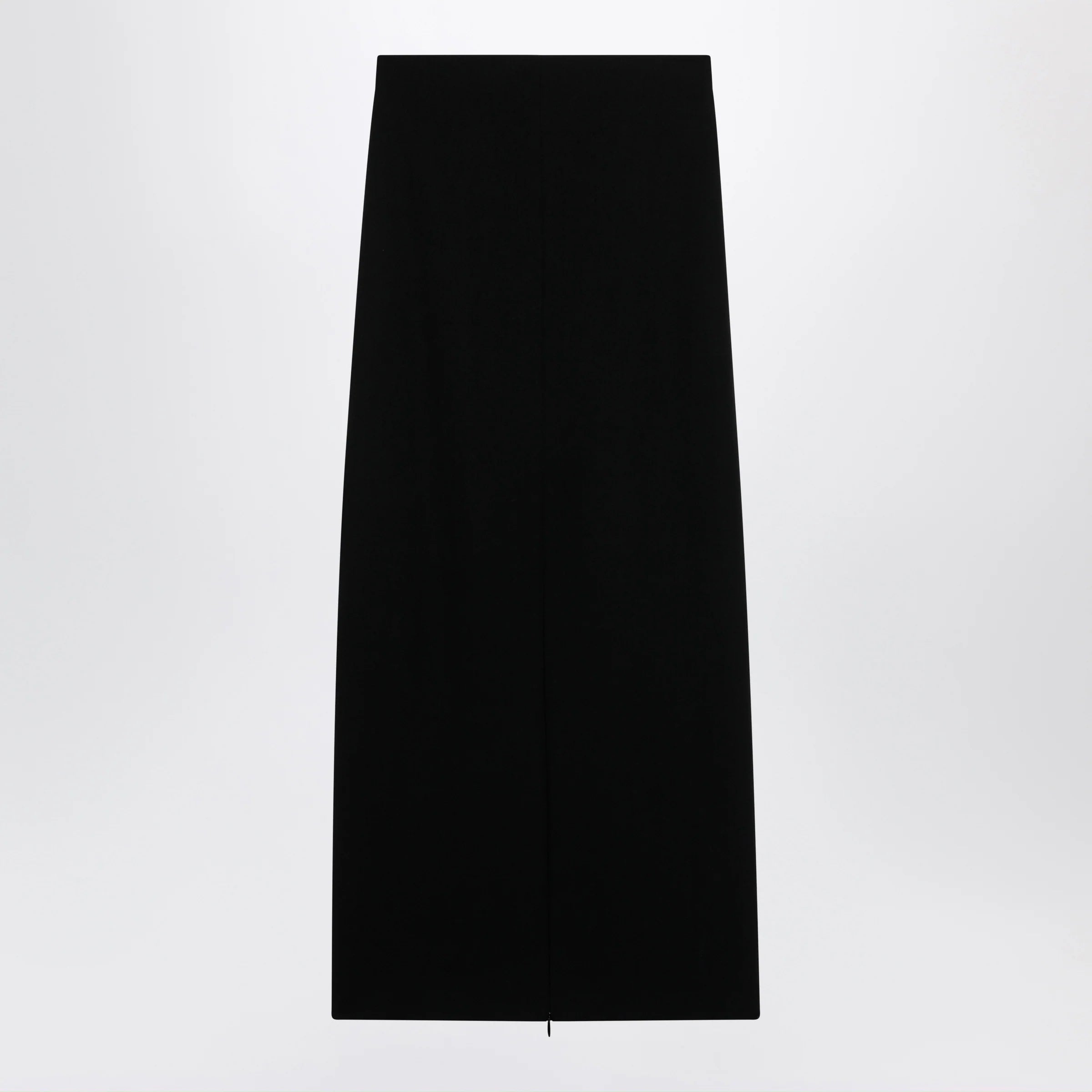 The Row Iphora high-waisted wool column skirt in black