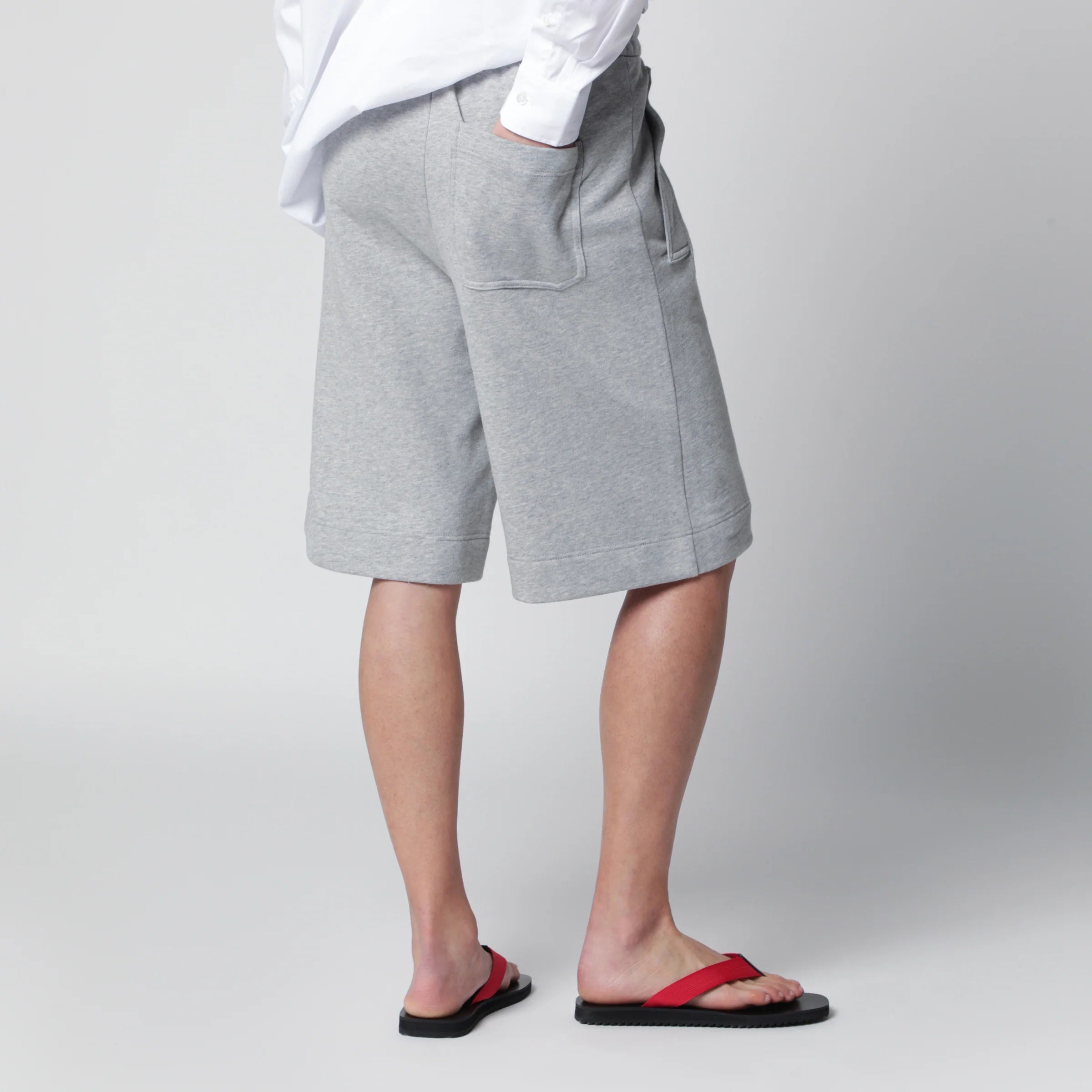 Dries Van Noten Grey cotton shorts