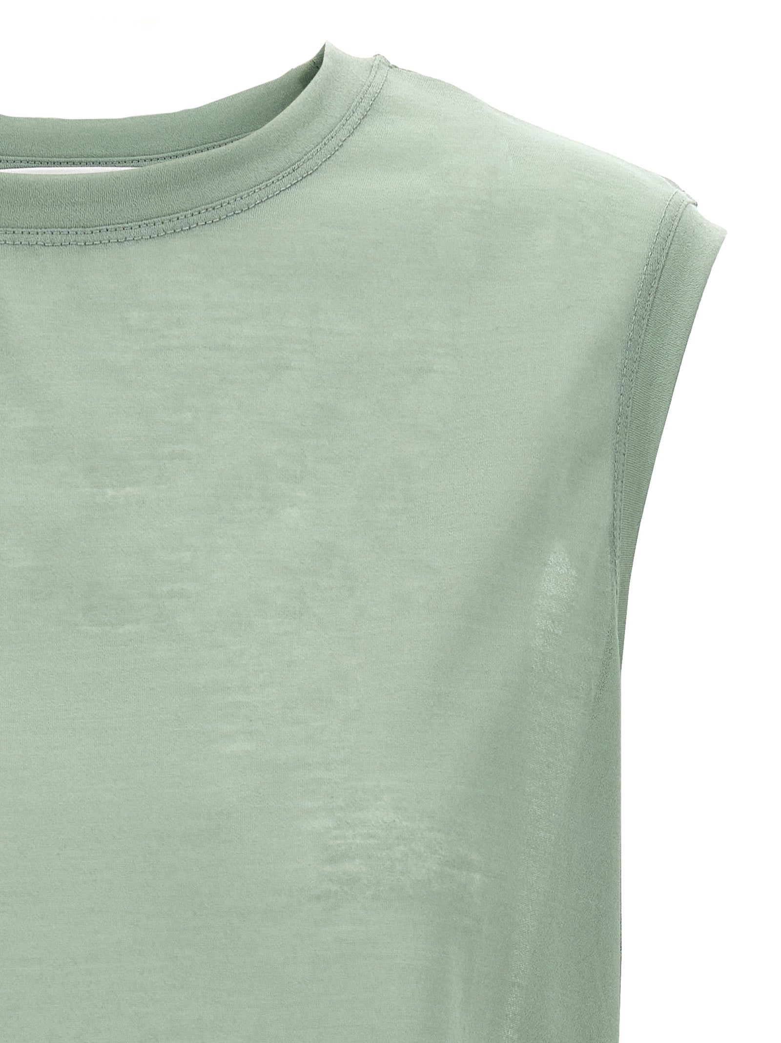 Victoria Beckham Logo Embroidery Top