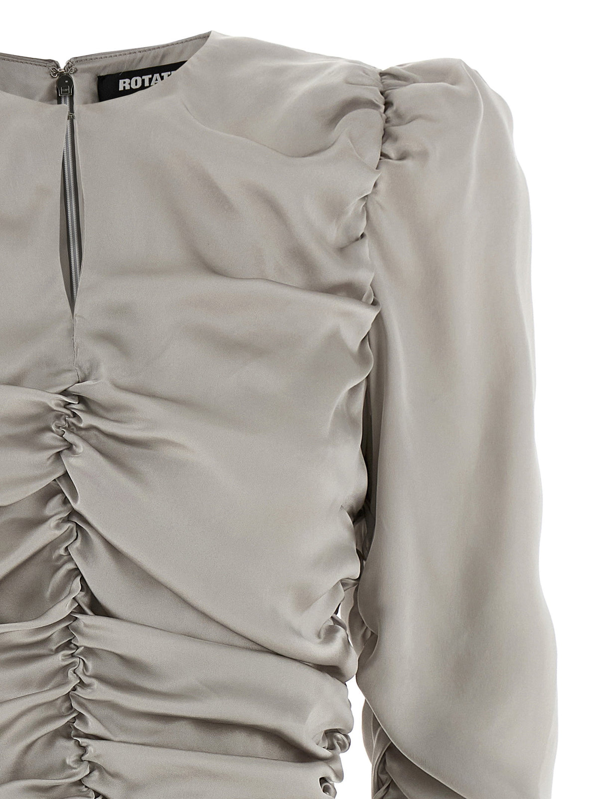 Rotate Birger Christensen Ls Mini Bow Dress