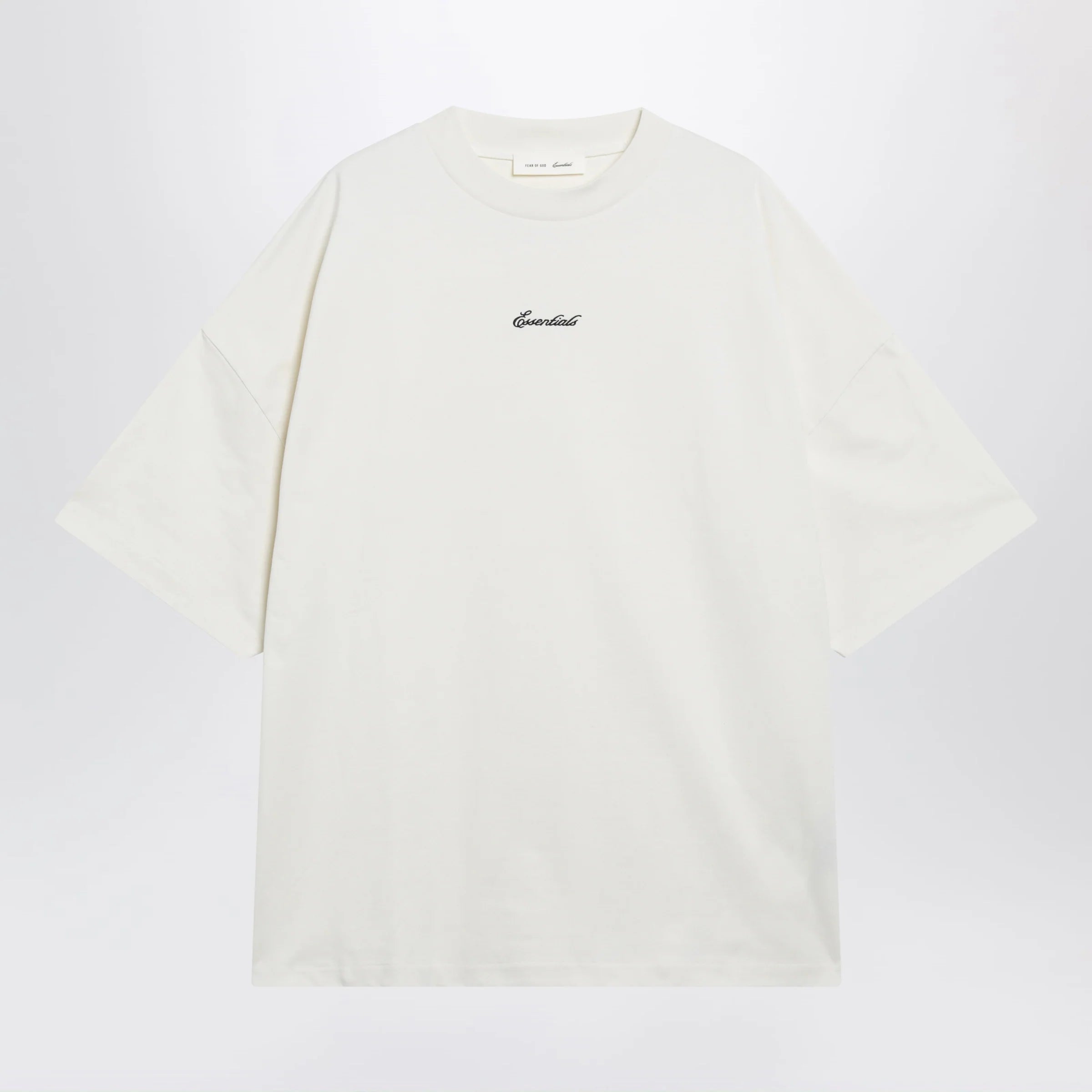 Fear of God Essentials Signature 90s oversized cotton jersey T-shirt in ivory