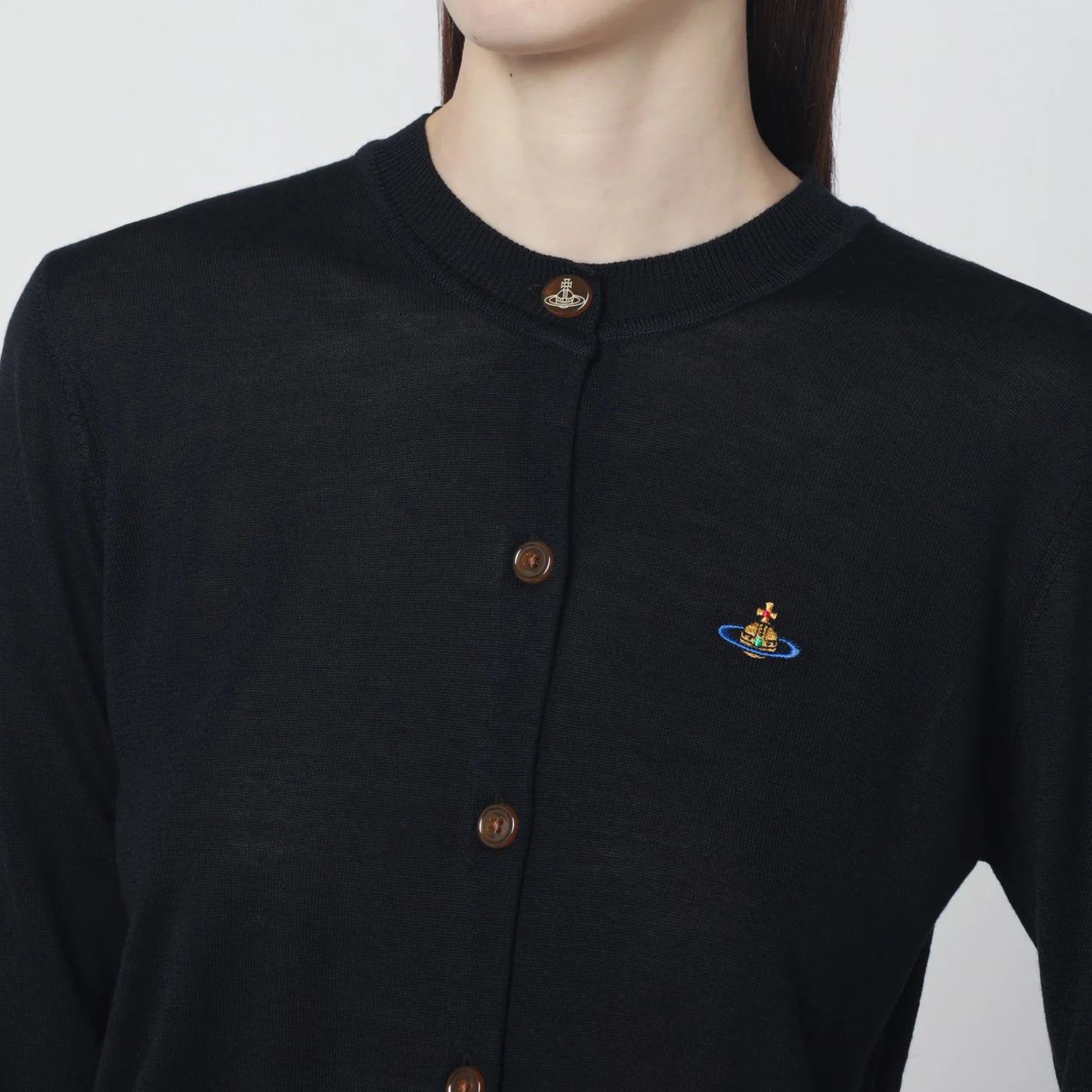 Vivienne Westwood Black wool and silk cardigan