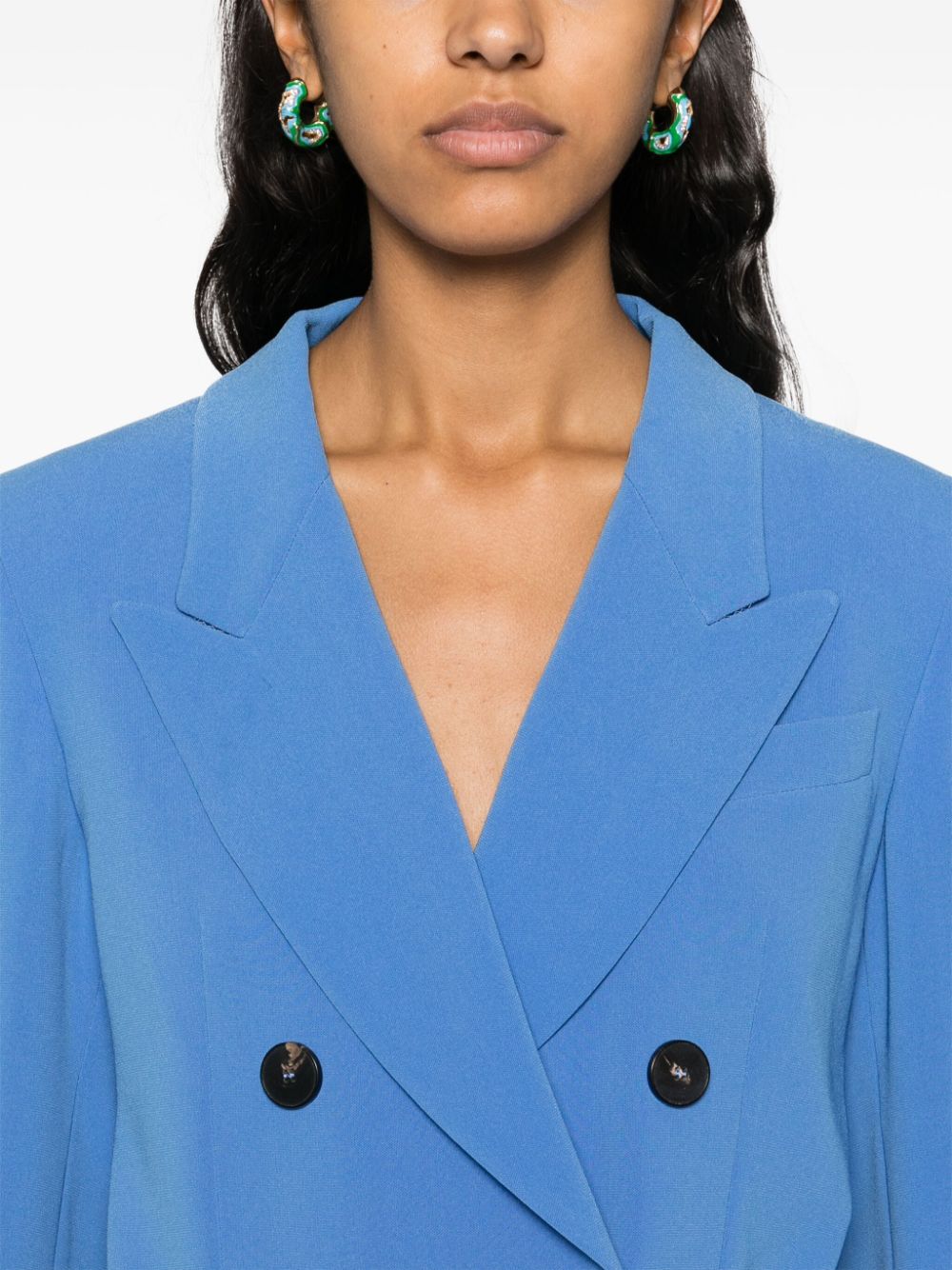 Alberto Biani Double-breasted cady jacket