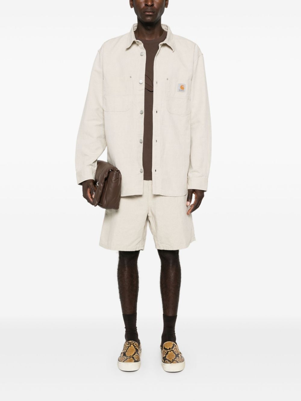 CARHARTT WIP Pantallona të shkurtra PRE Bezhë