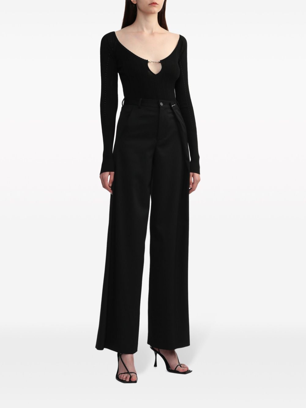 JACQUEMUS Pulovër e Zezë