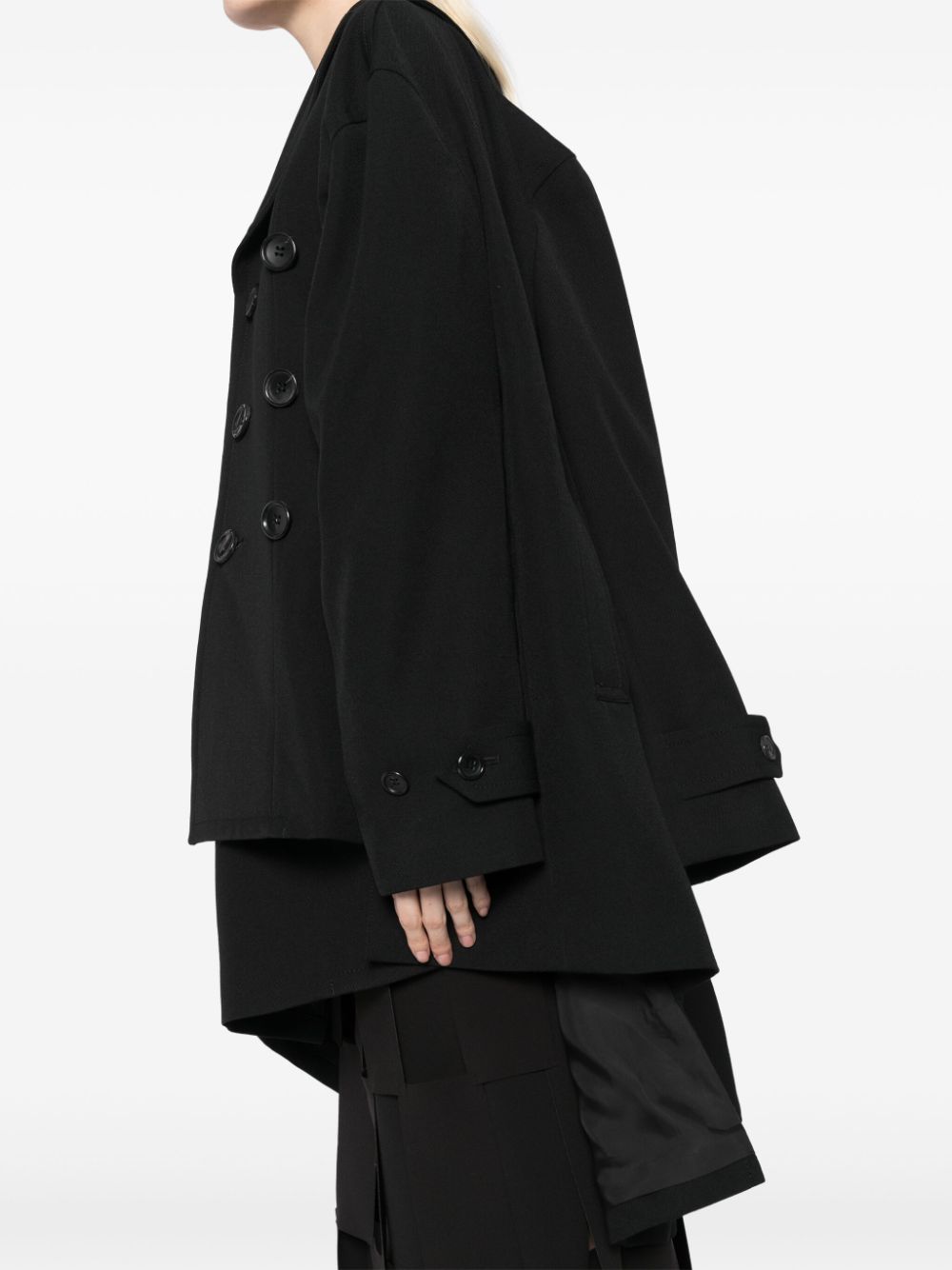 Comme Des Garcons Kompleti me mëngë asimetrike