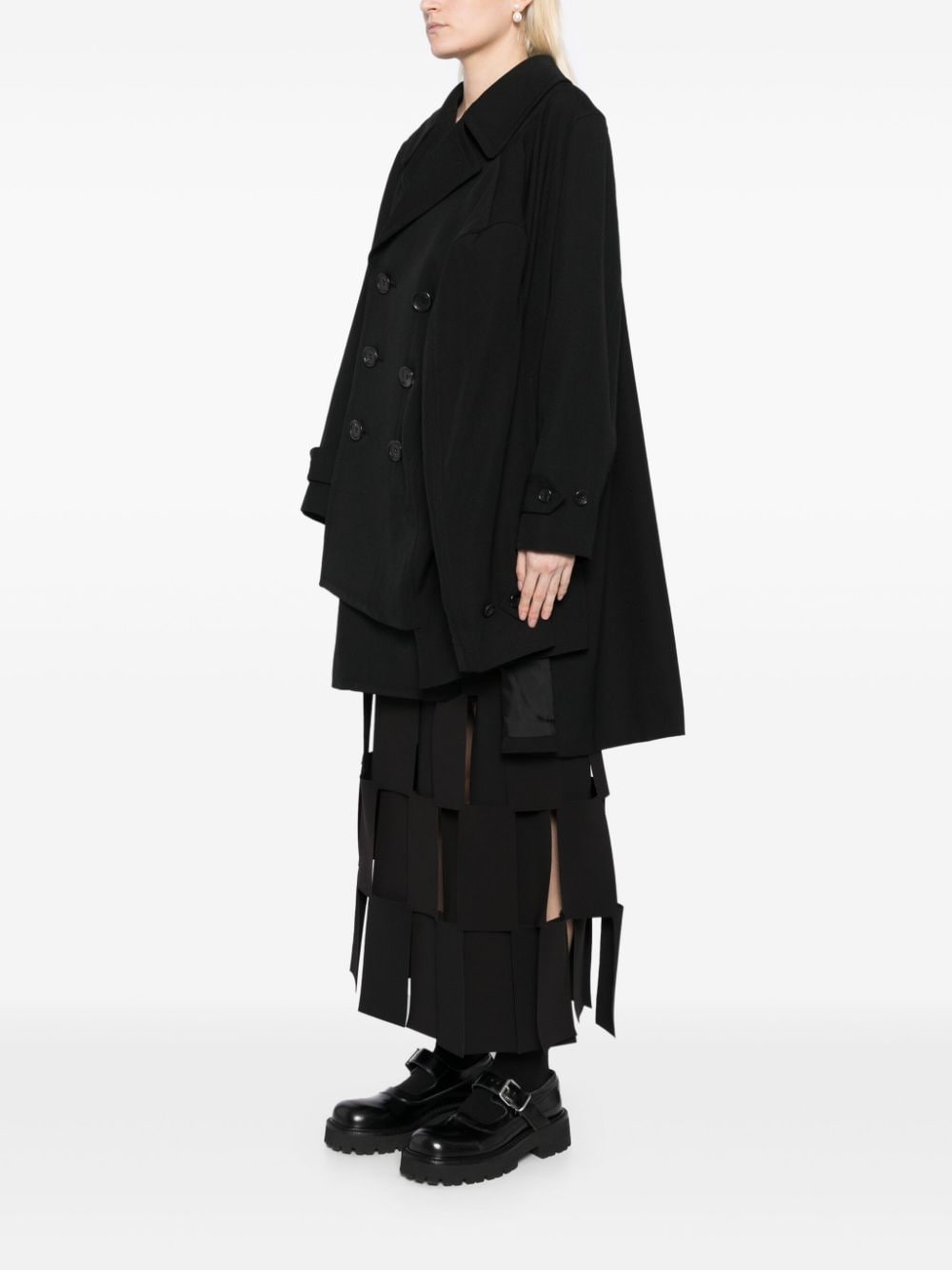 Comme Des Garcons Kompleti me mëngë asimetrike