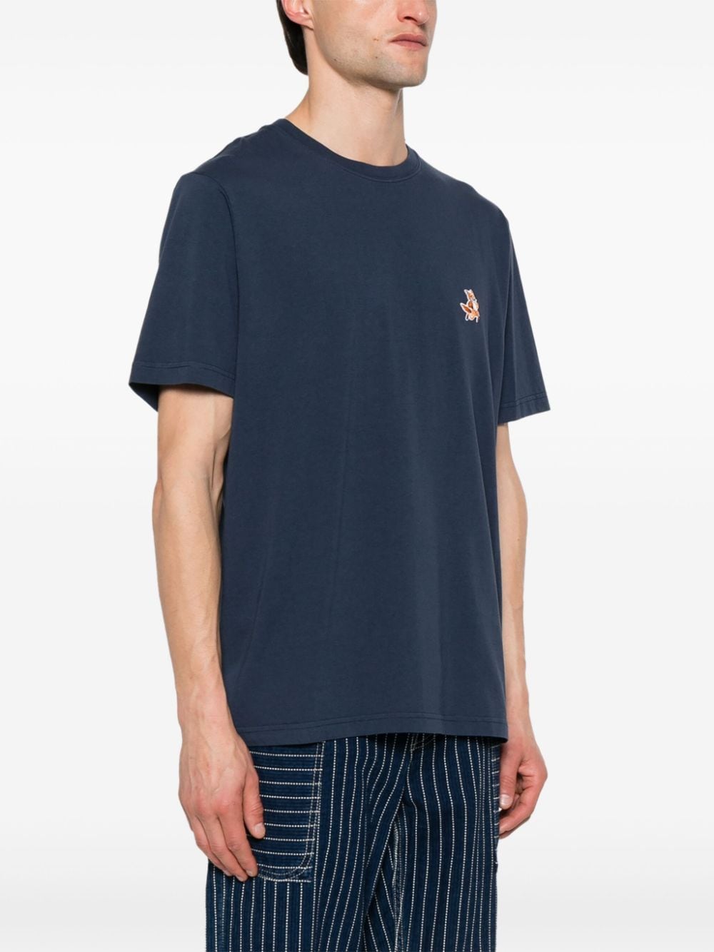 Maison Kitsuné Maison Kitsune fox motif T-shirt