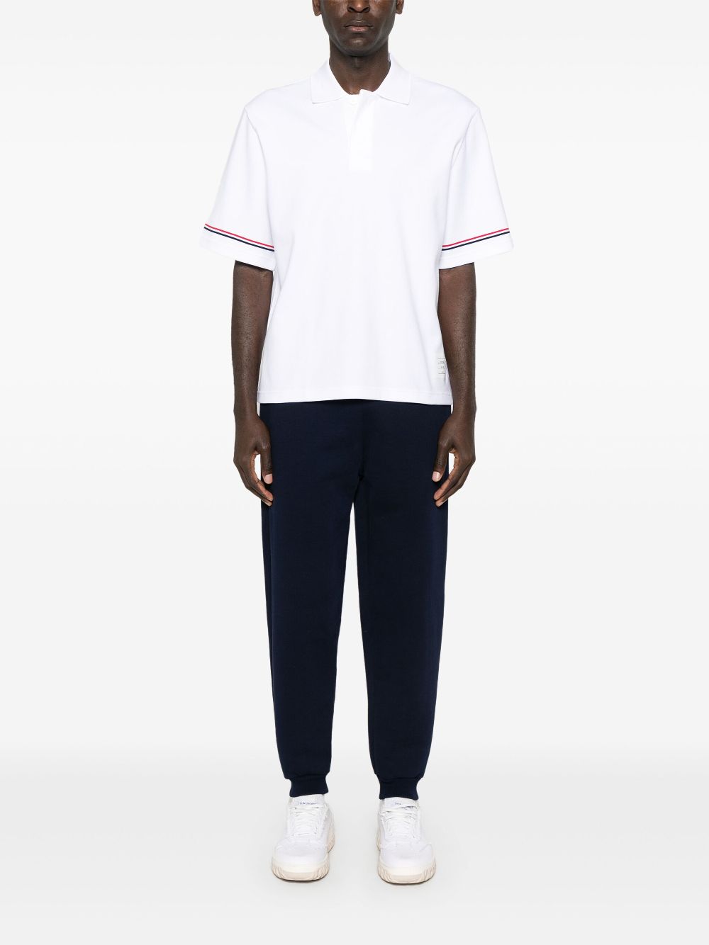 Thom Browne Rwb cotton polo shirt