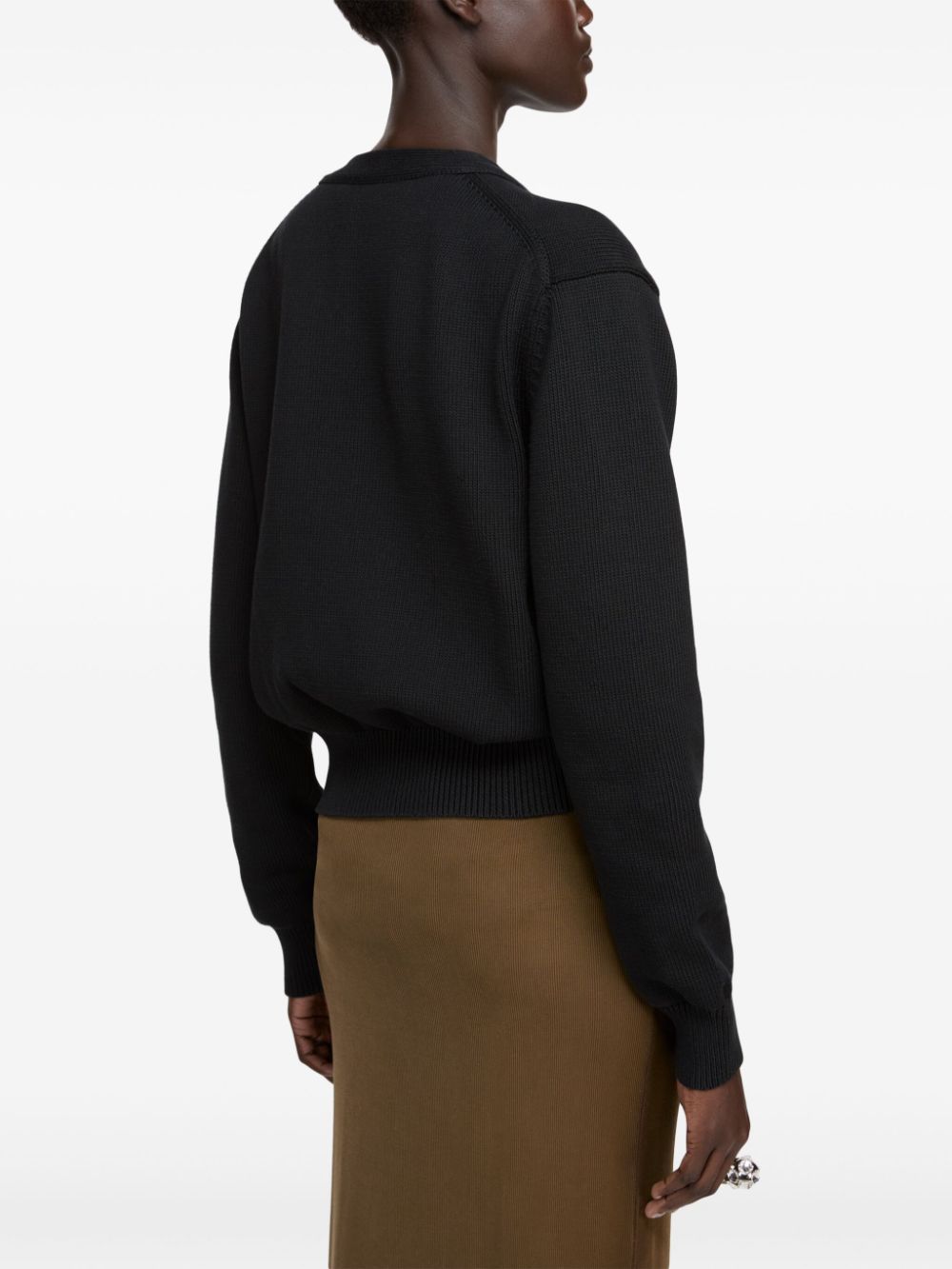 Acne cardigan with appliqué