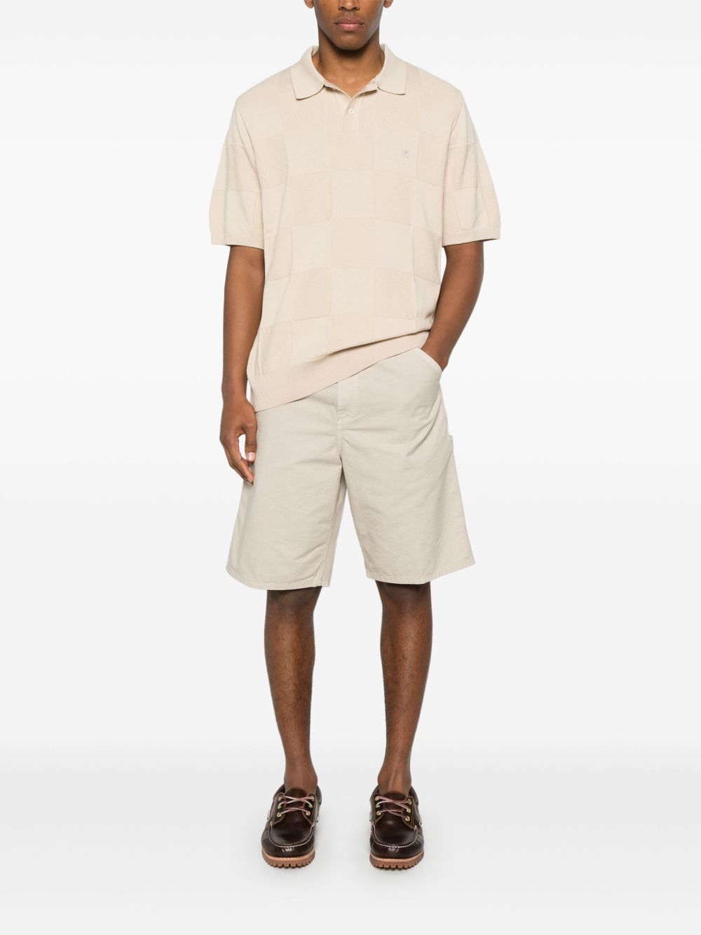 CARHARTT WIP MAIN Pantallona të shkurtra Bezhë