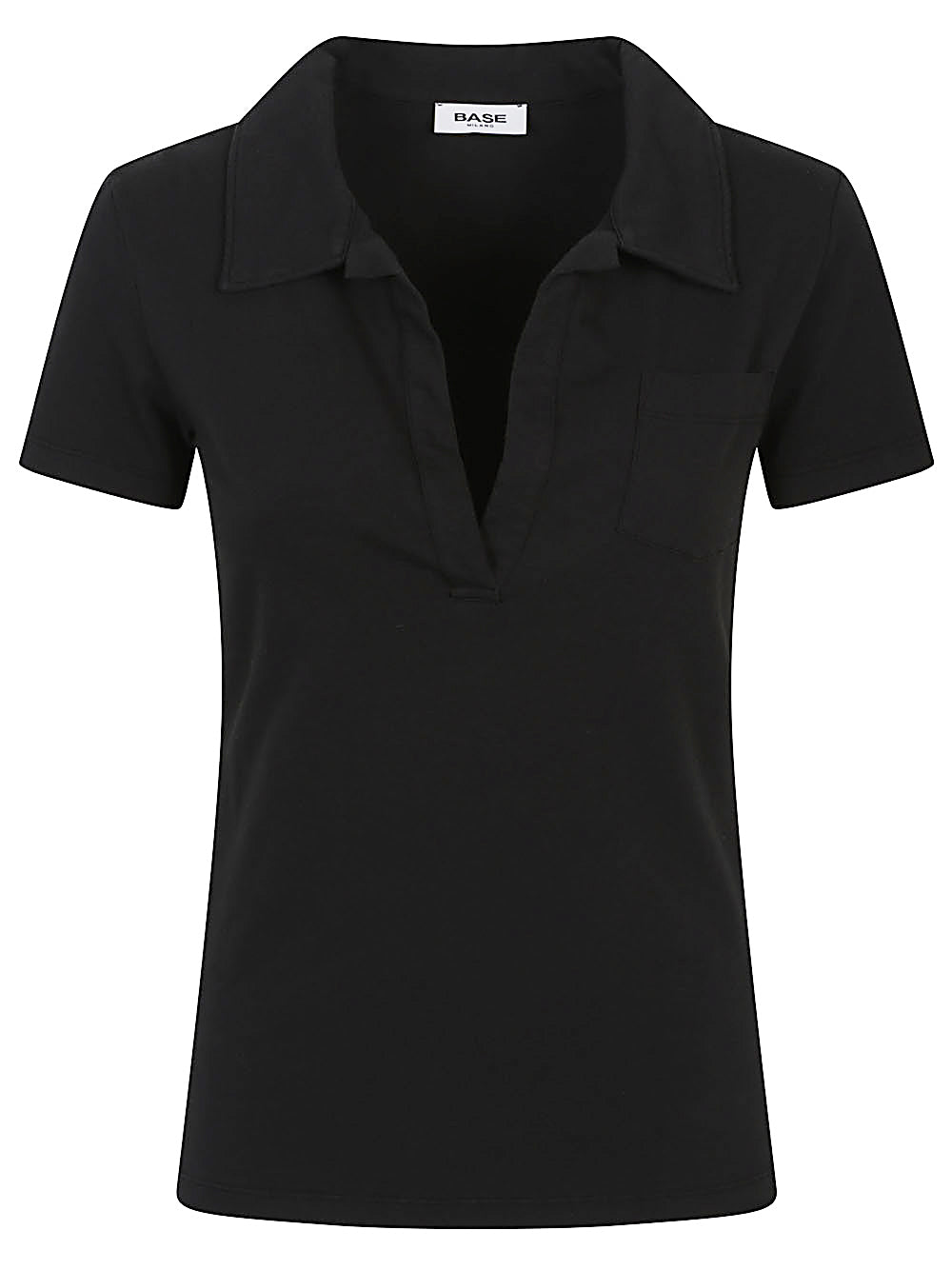 Majë bazë T-shirt / Polo e zezë