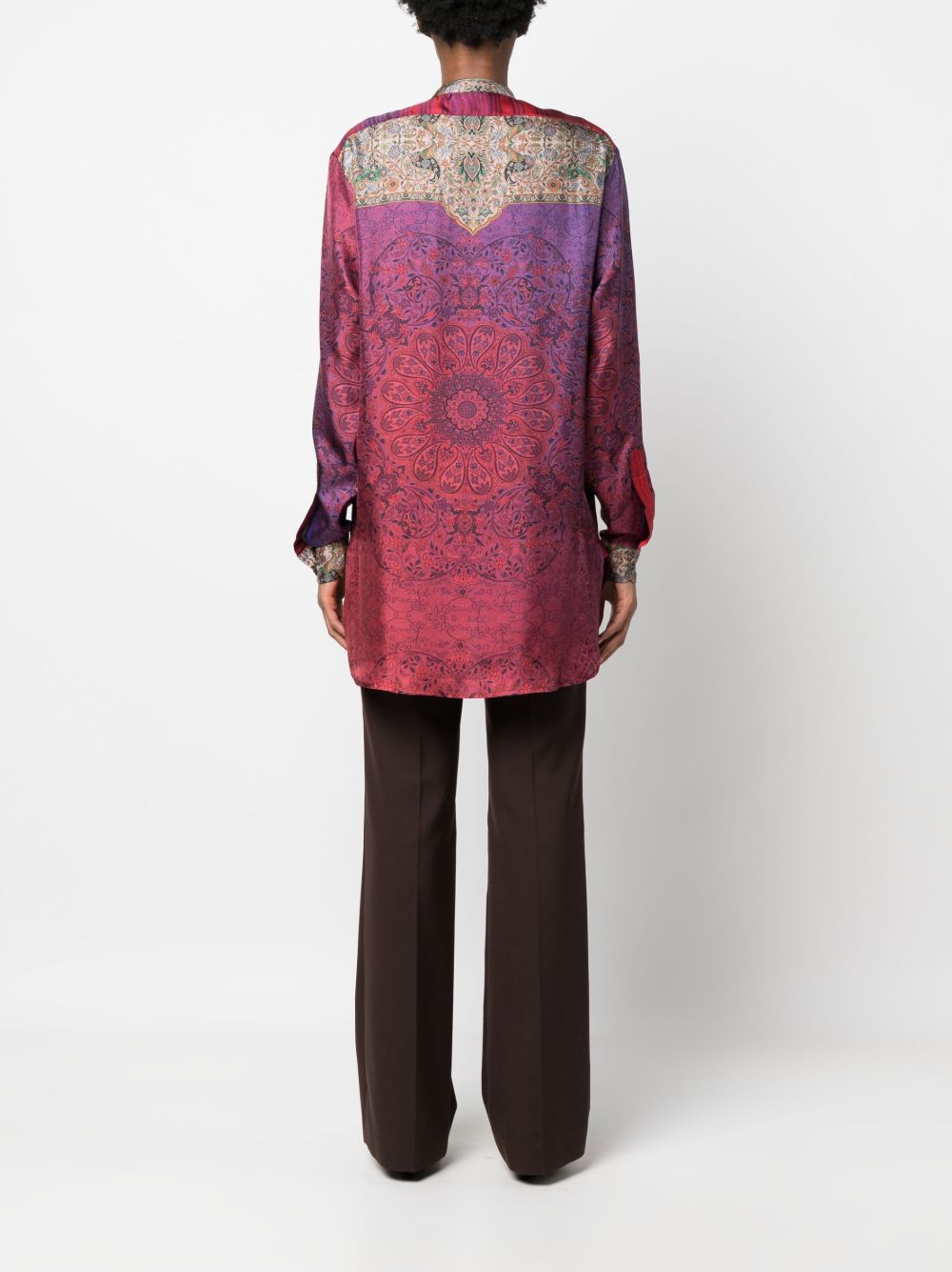 Pierre Louis Mascia Printed silk shirt