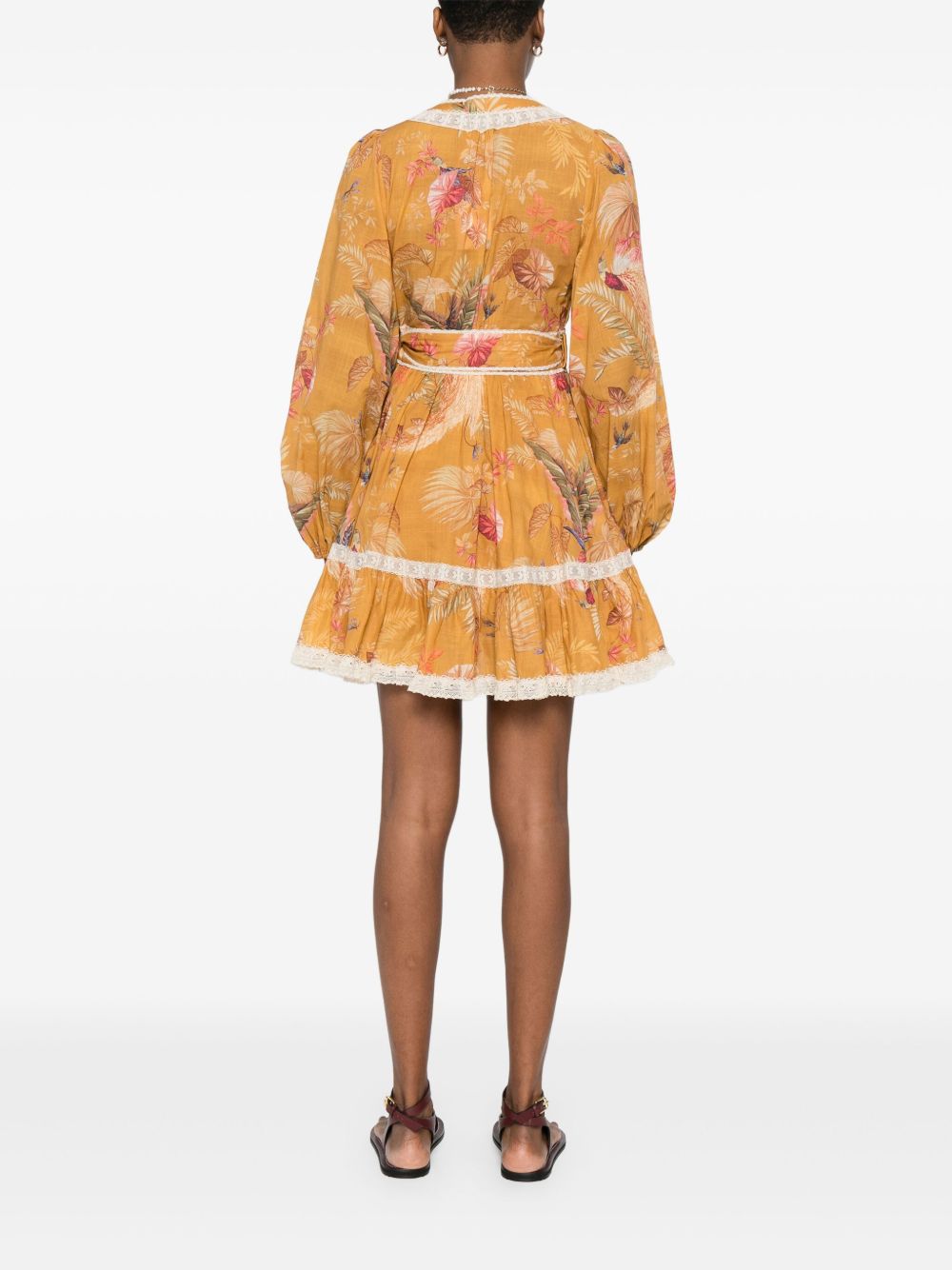 Fustan Mini Zimmermann Ascension me Ruffle