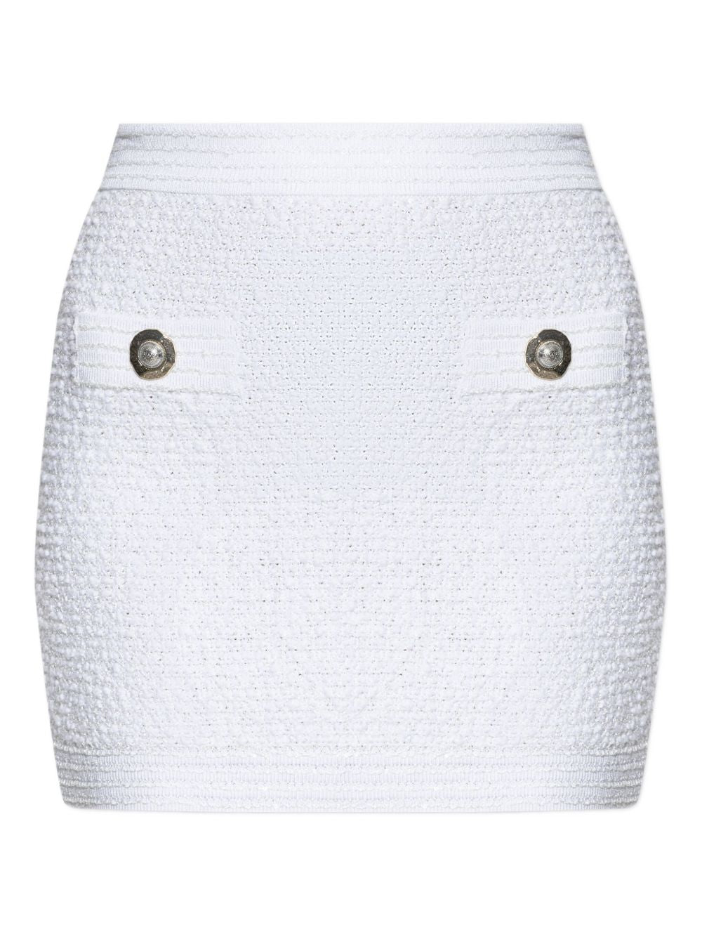 Fund i shkurtër Balmain prej tweed-i